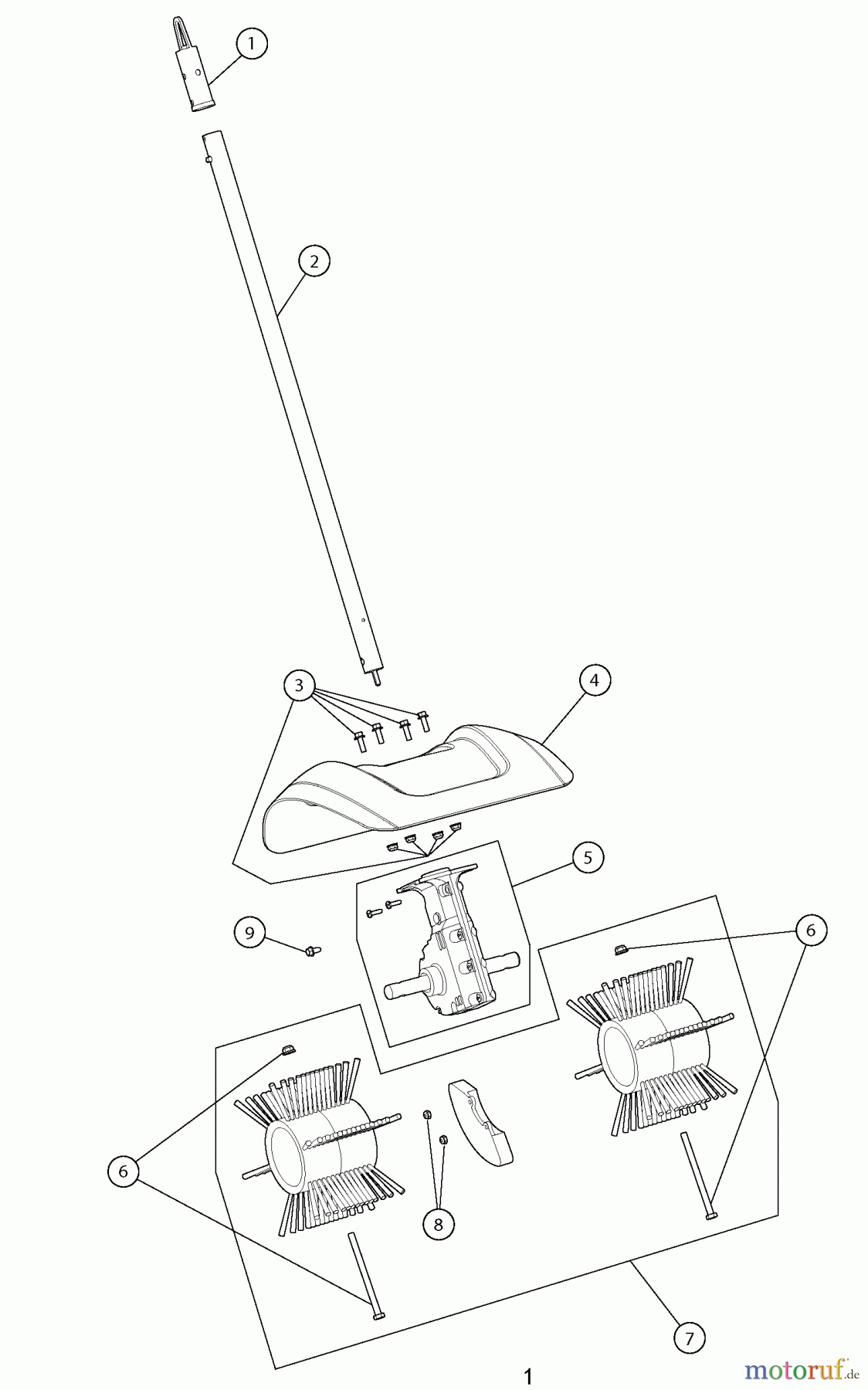  CRAFTSMAN Divers PWR BROOM ATTACHMENT 316.792570 Seite 1