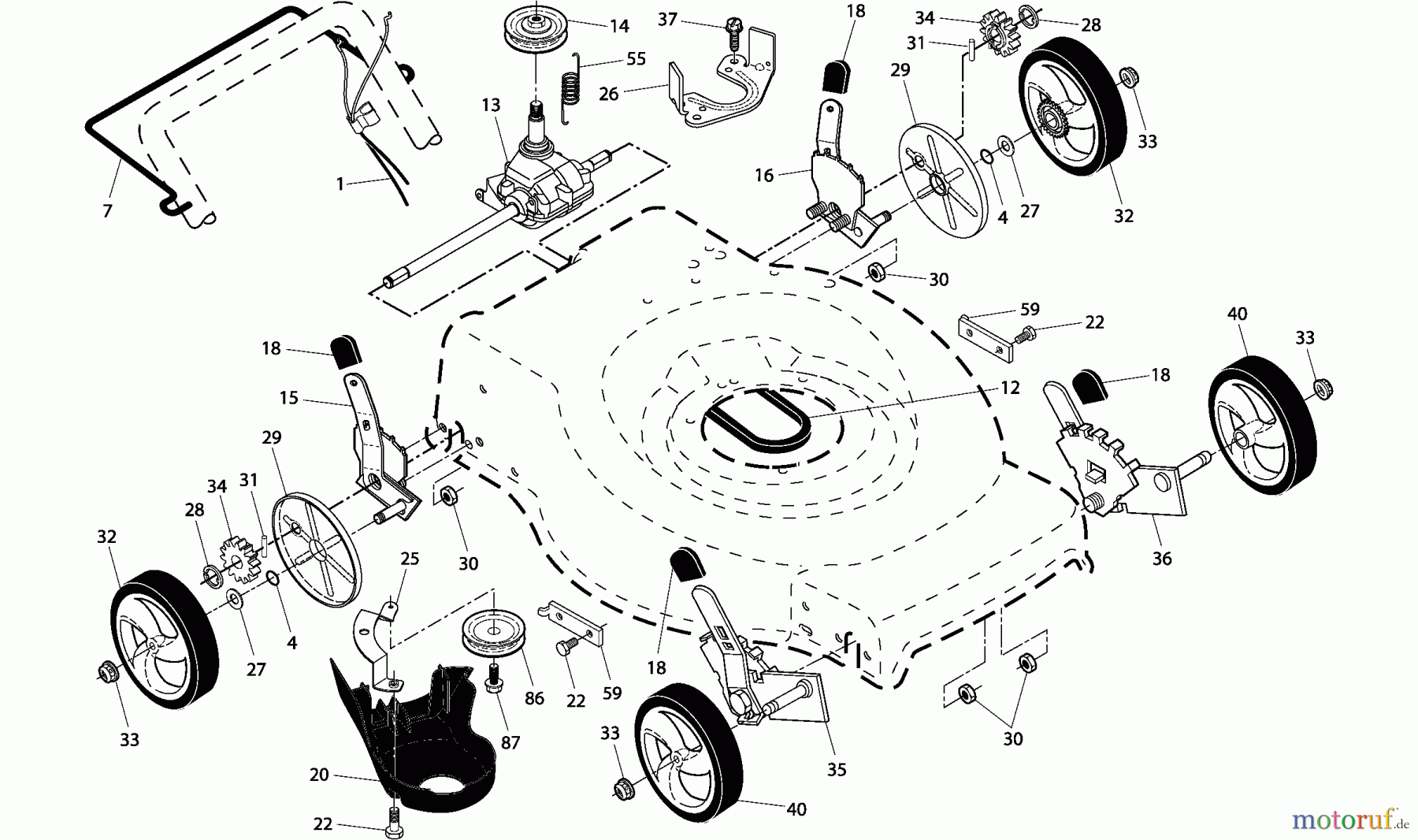  CRAFTSMAN Divers WALK BEHIND MOWER 917.378040 Seite 2