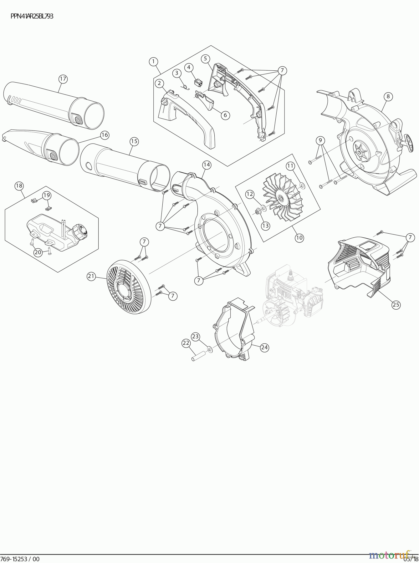 CRAFTSMAN Divers GEBLÄSE CMXGAAMR25BL Seite 1