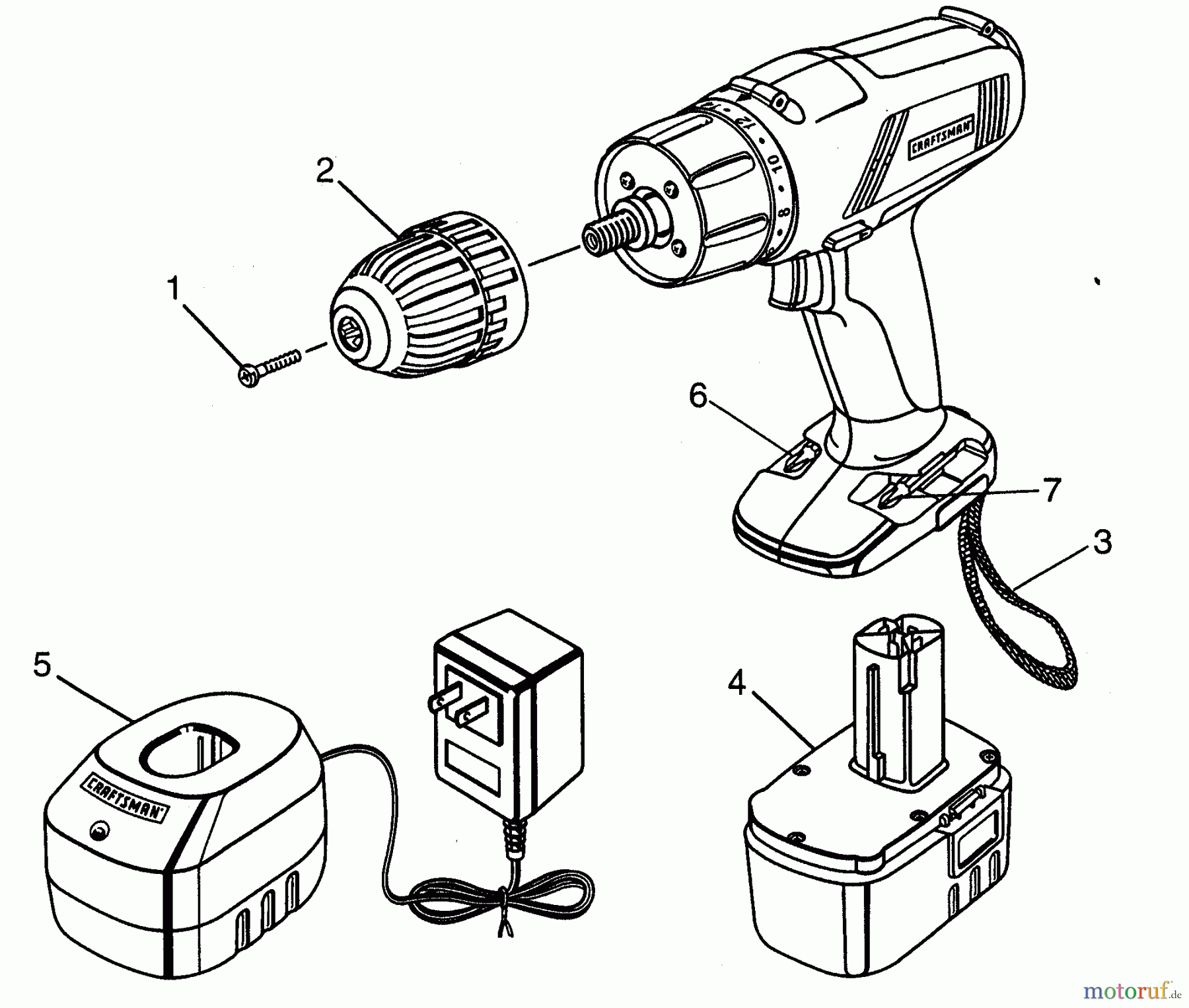  CRAFTSMAN Divers DRILL-DRIVER 315.114600 Seite 1