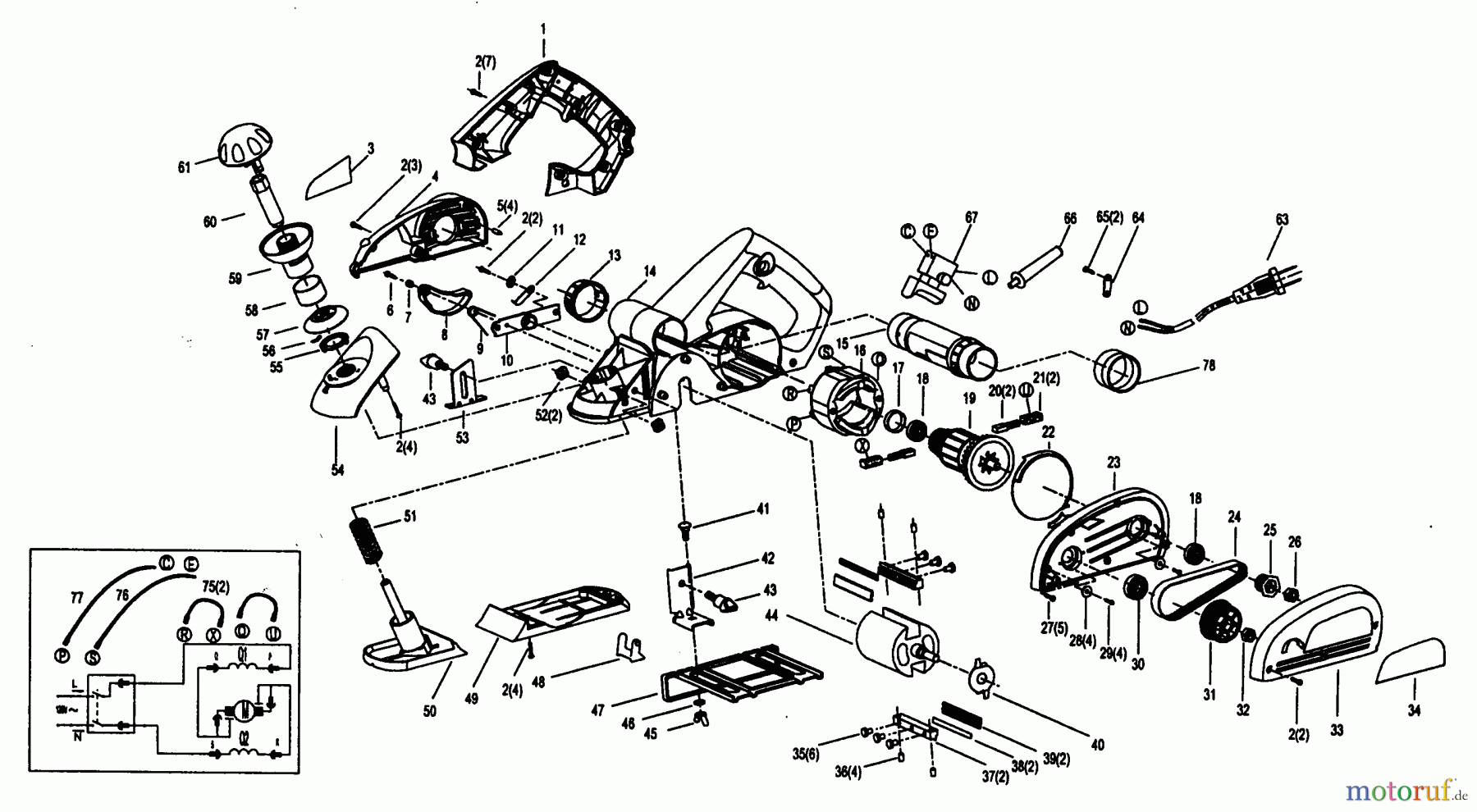  CRAFTSMAN Divers HOBELMASCHINE 172.26729 Seite 1