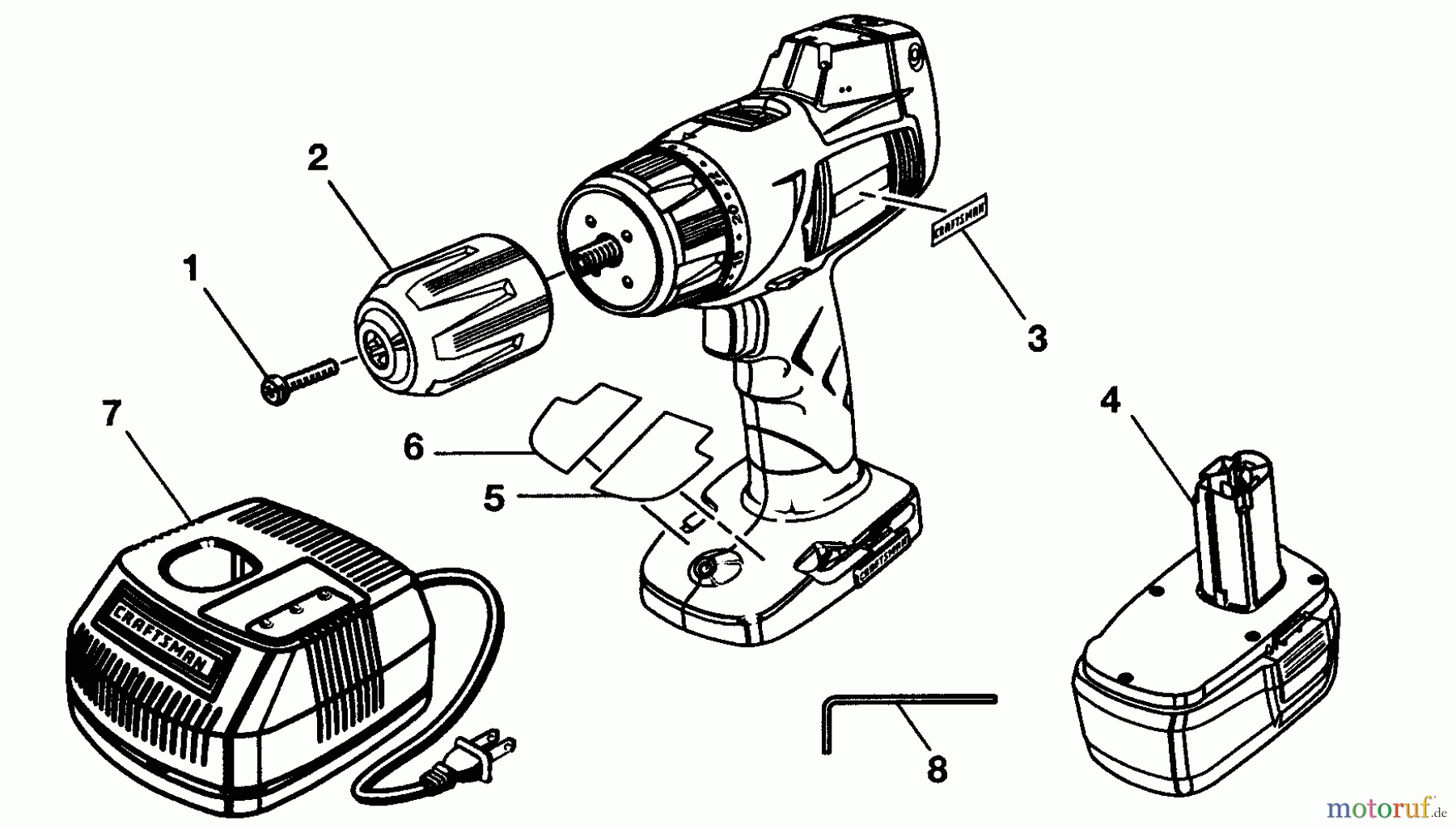  CRAFTSMAN Divers BOHRER 315.115400 Seite 1