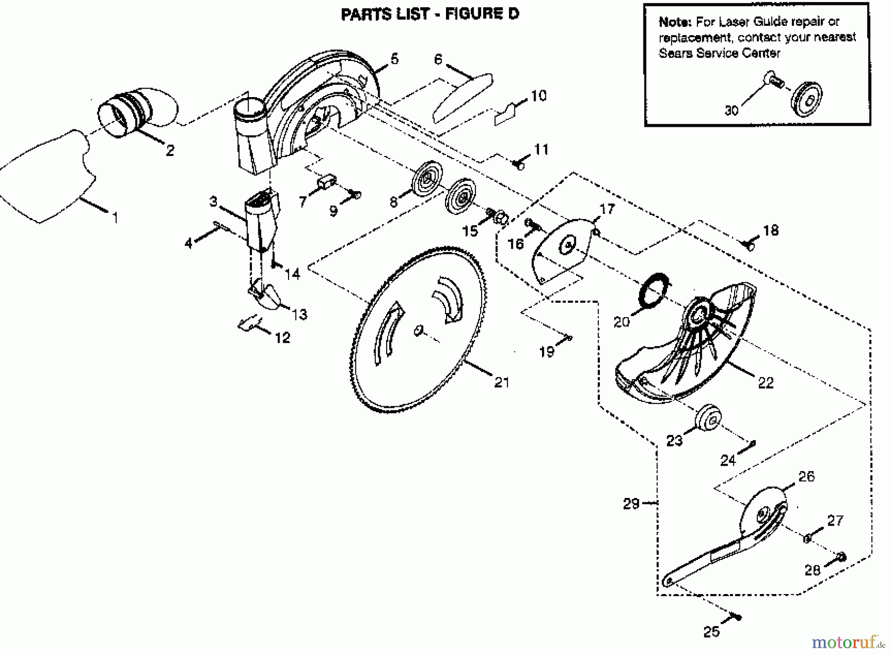 CRAFTSMAN Divers 10 COMP. MITER SAW 315.212330 Seite 4
