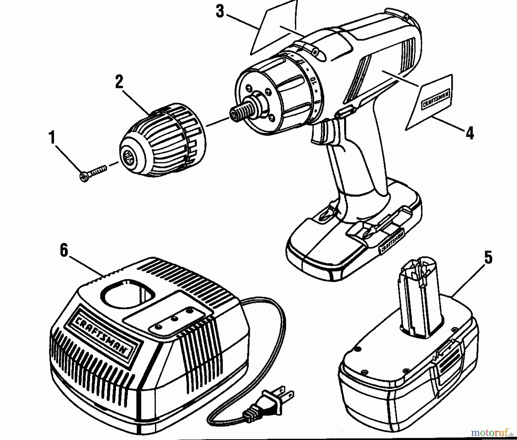  CRAFTSMAN Divers 3/8 IN DRILL 315.116400 Seite 1