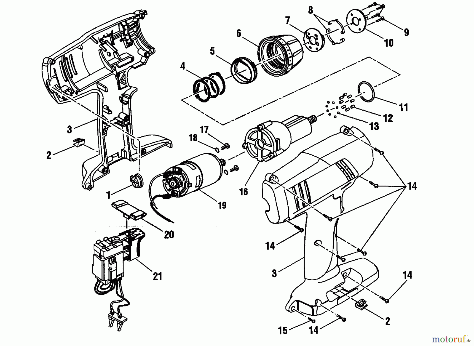 CRAFTSMAN Divers 3/8 IN DRILL 315.116400 Seite 2
