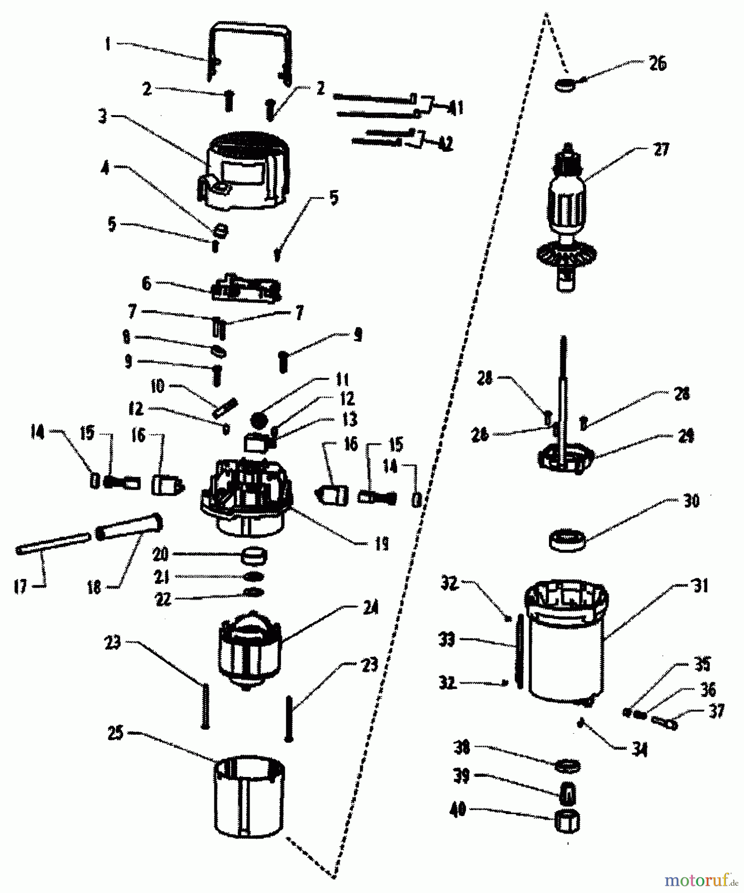  CRAFTSMAN Divers FRÄSMASCHINE 320.17540 Seite 1