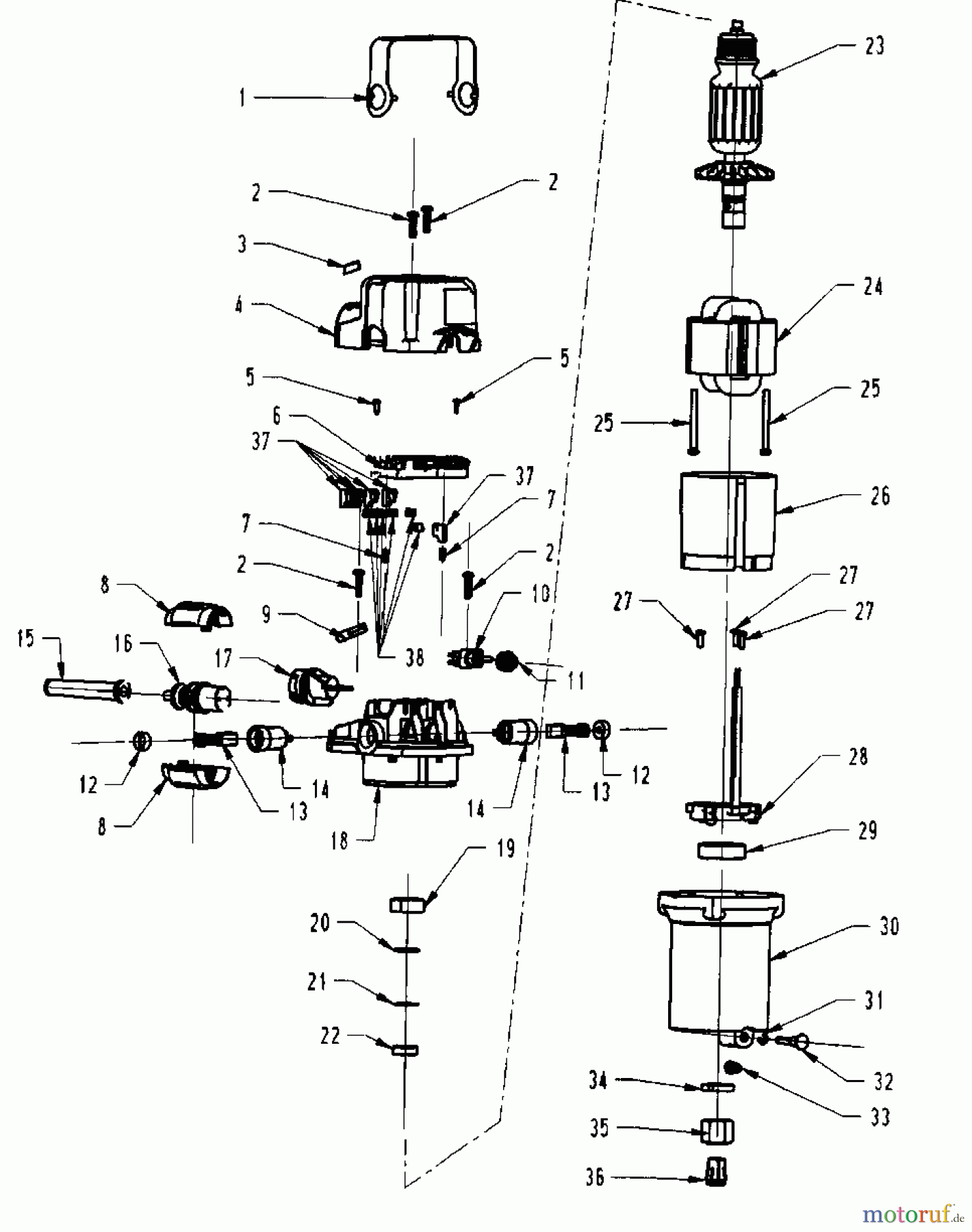 CRAFTSMAN Divers FRÄSMASCHINE 320.28190 Seite 1