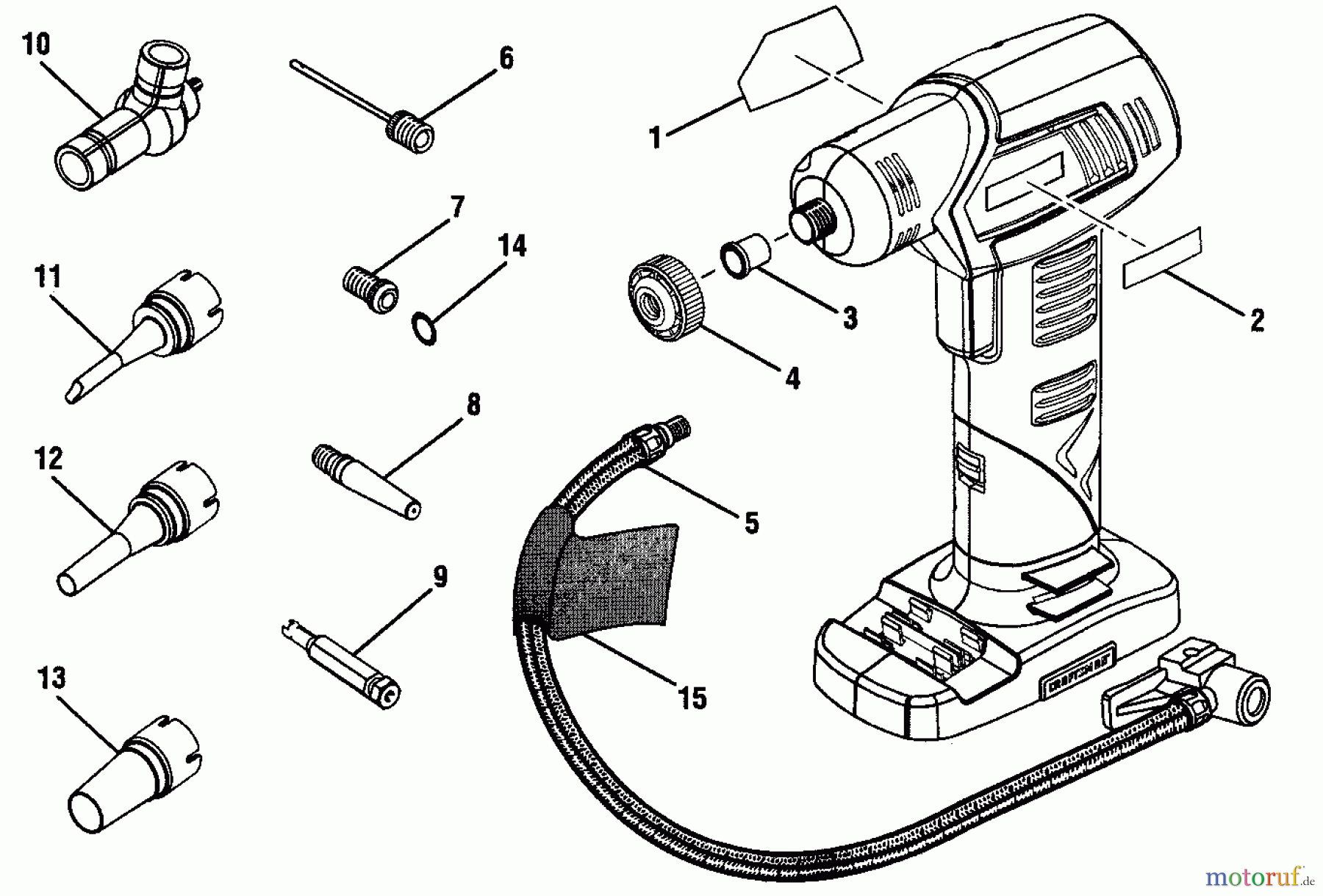  CRAFTSMAN Divers HANDHELD INFLATOR 315.115860 Seite 1