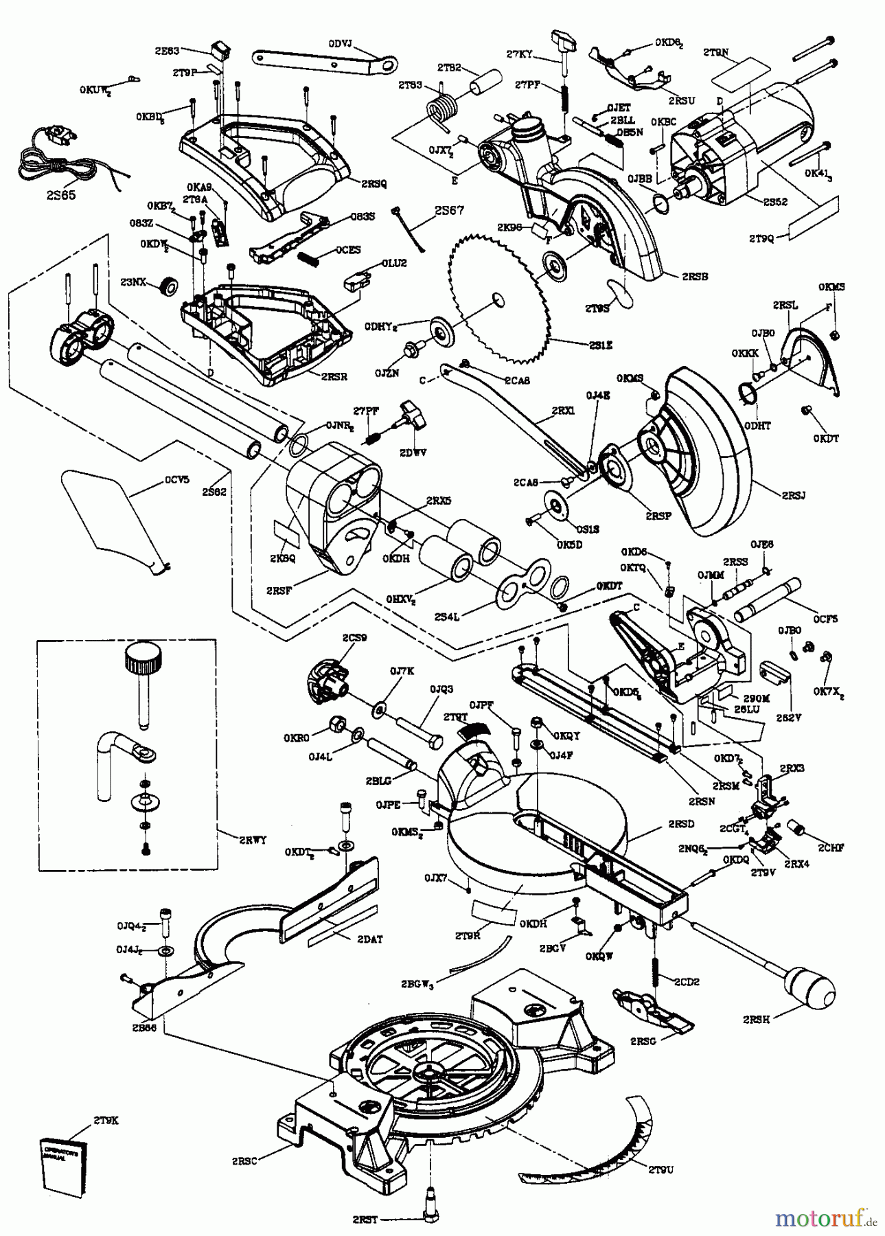 CRAFTSMAN Divers COMPOUND MITER SAW 137.211940 Seite 1