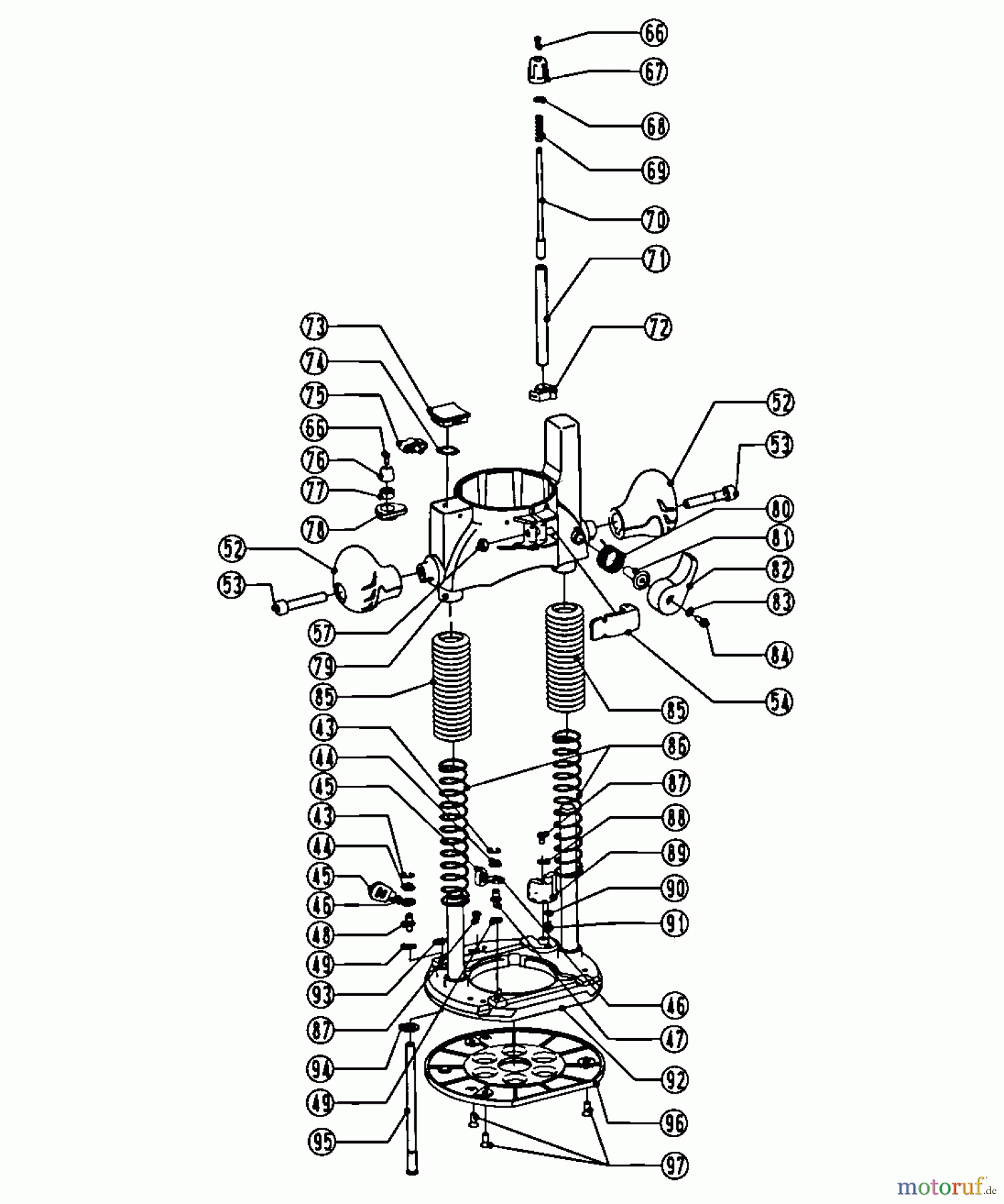 CRAFTSMAN Divers FRÄSMASCHINE 320.2768300 Seite 2
