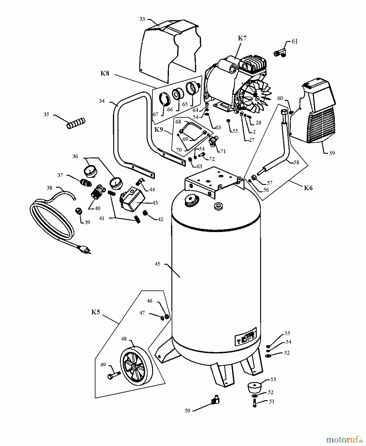 CRAFTSMAN Divers AIR COMPRESSOR 921.164710 Seite 2