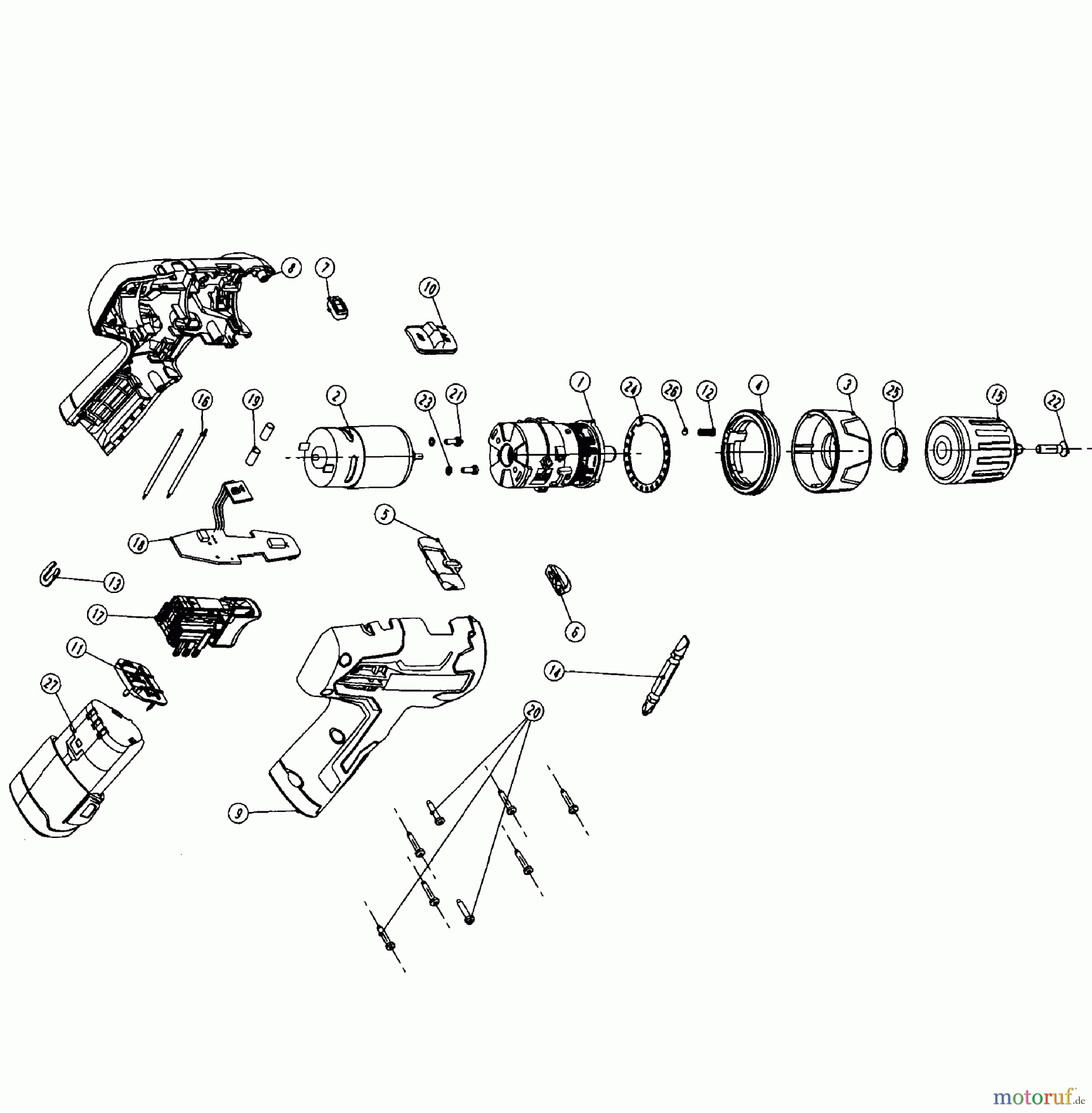 CRAFTSMAN Divers BOHRER/ANTRIEB 320.30565 Seite 1