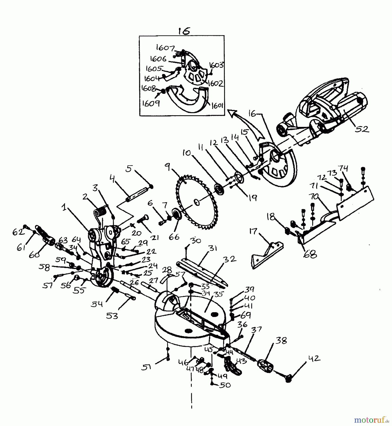  CRAFTSMAN Divers MITER SAW 126.32561 Seite 1