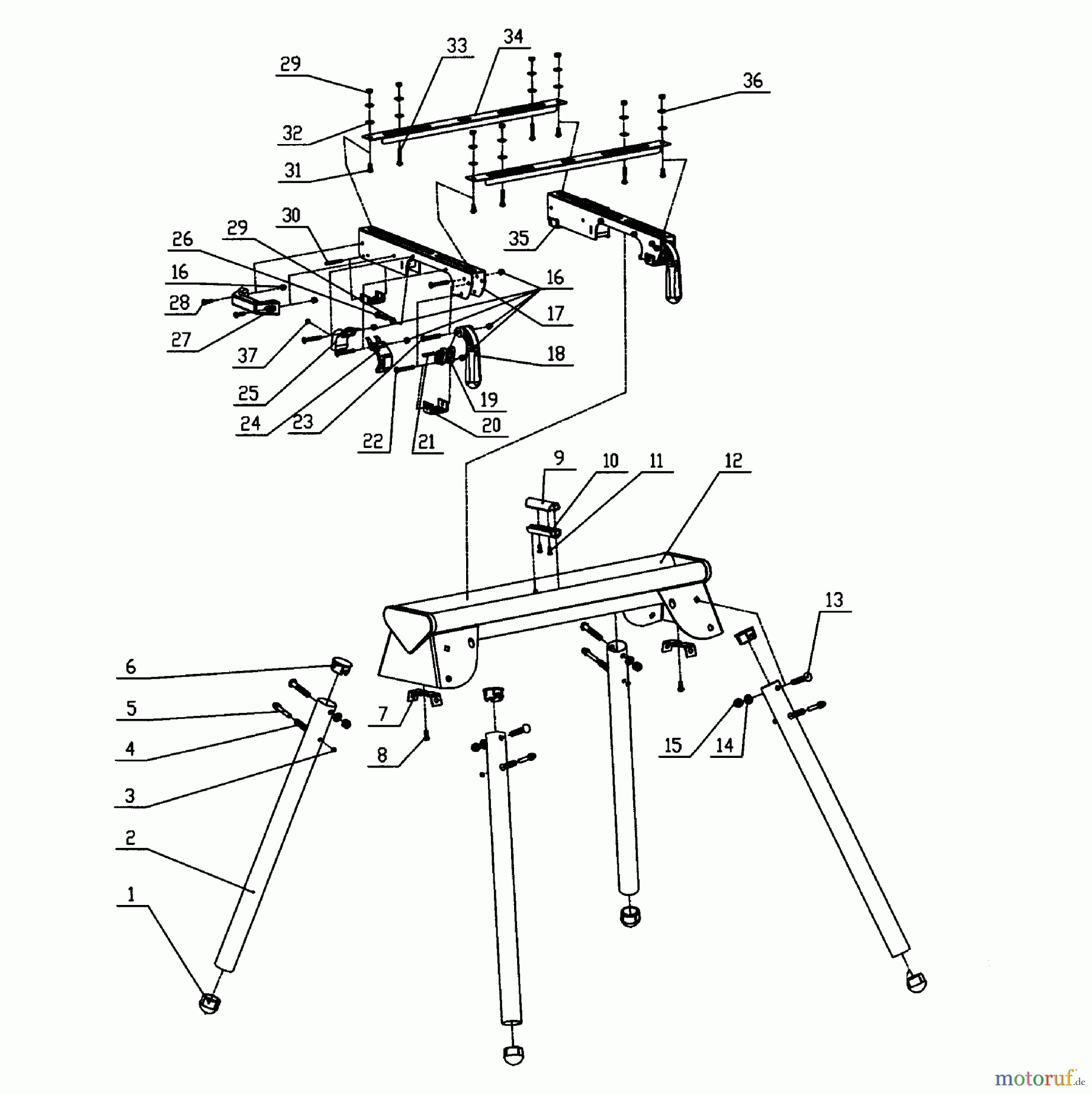 CRAFTSMAN Divers TOOL STAND 320.16492 Seite 1