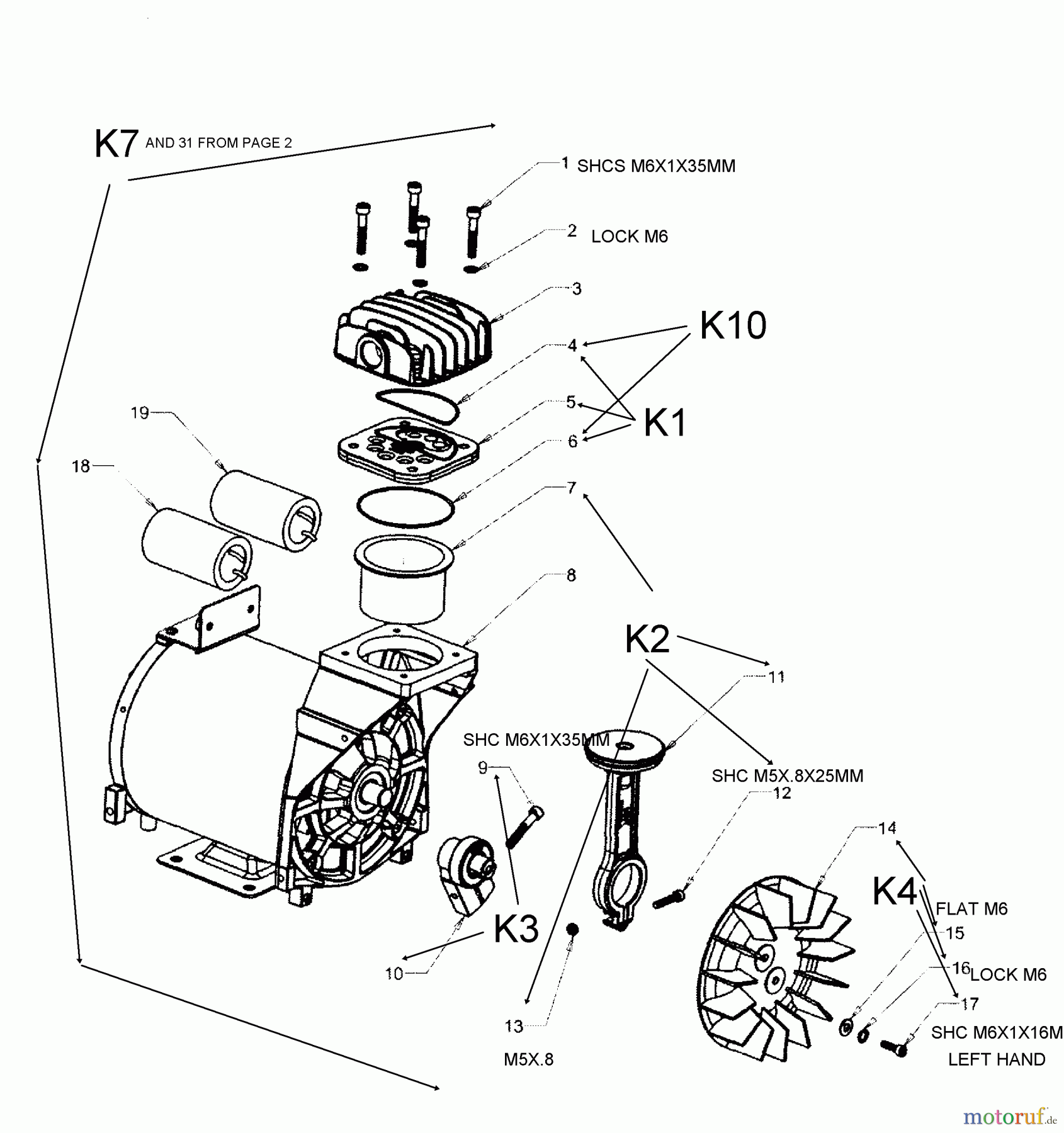 CRAFTSMAN Divers AIR COMPRESSOR 921.16914 Seite 1