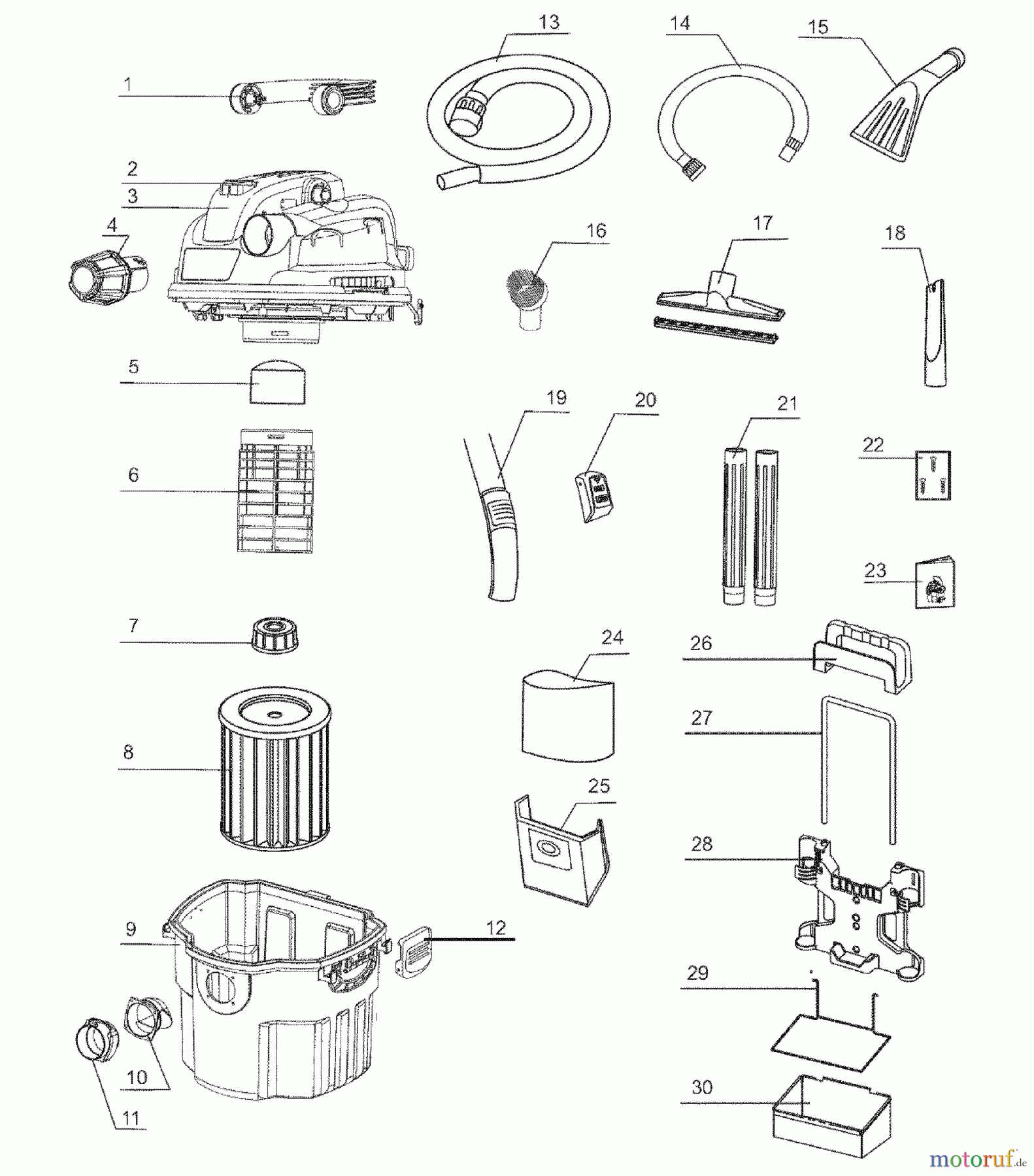  CRAFTSMAN Divers VACUUM 125.16825-2013 Seite 1