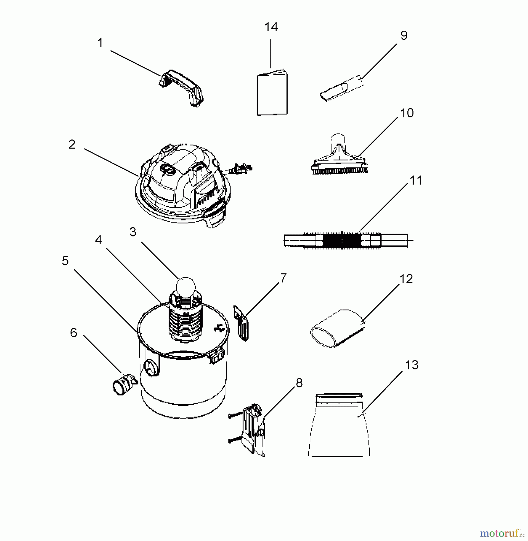  CRAFTSMAN Divers WET/DRY VACUUM 125.967381 Seite 1