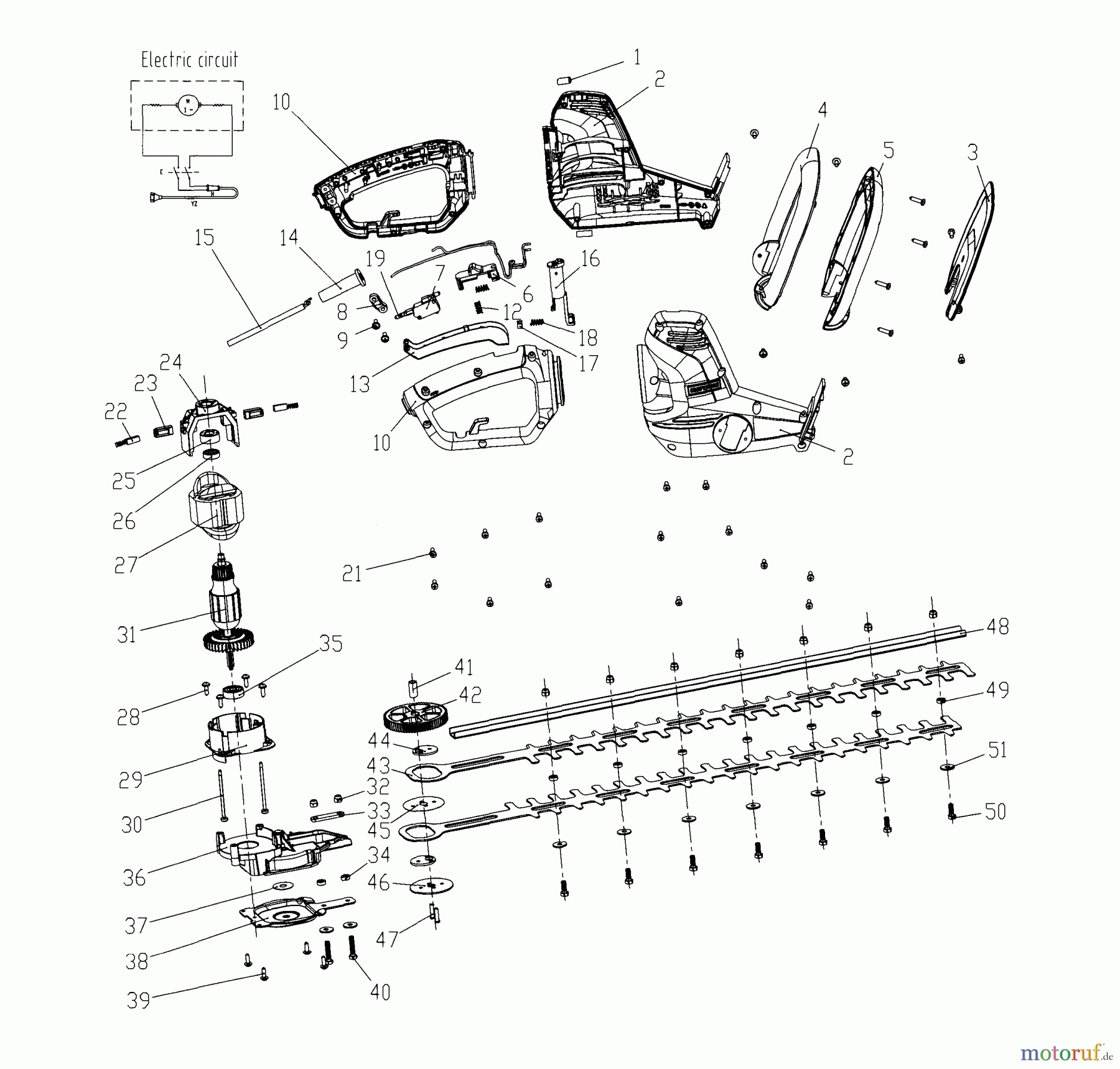 CRAFTSMAN Divers HECKENSCHERE 172.797760 Seite 1
