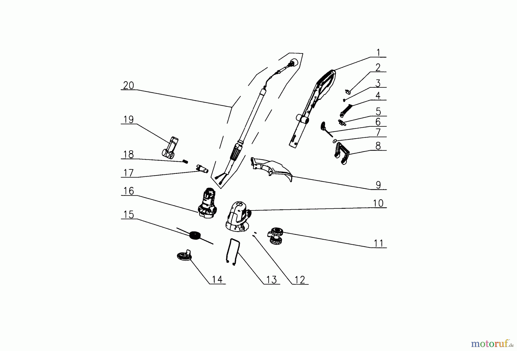 CRAFTSMAN Divers TRIMMER 151.30383 Seite 1