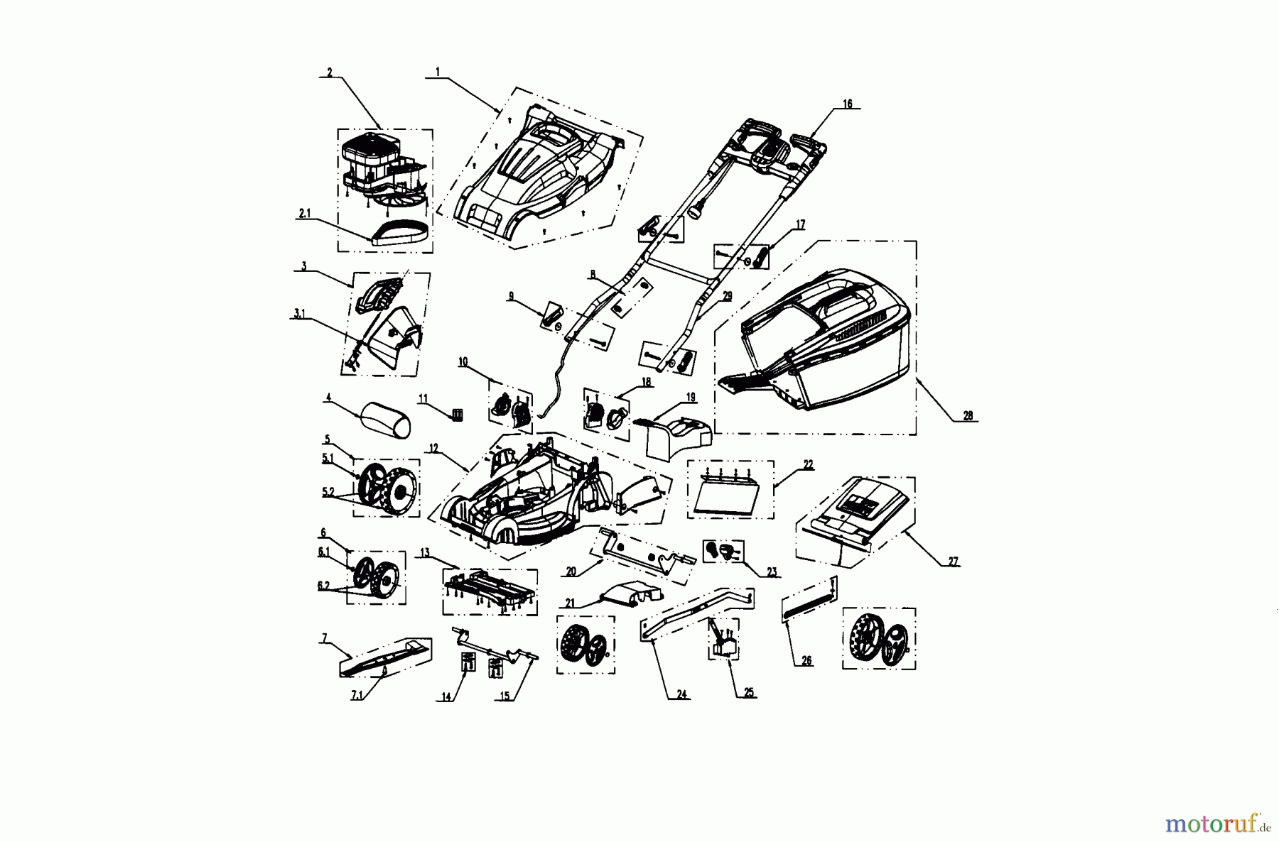 CRAFTSMAN Divers RASENMAHER 151.39942 Seite 1