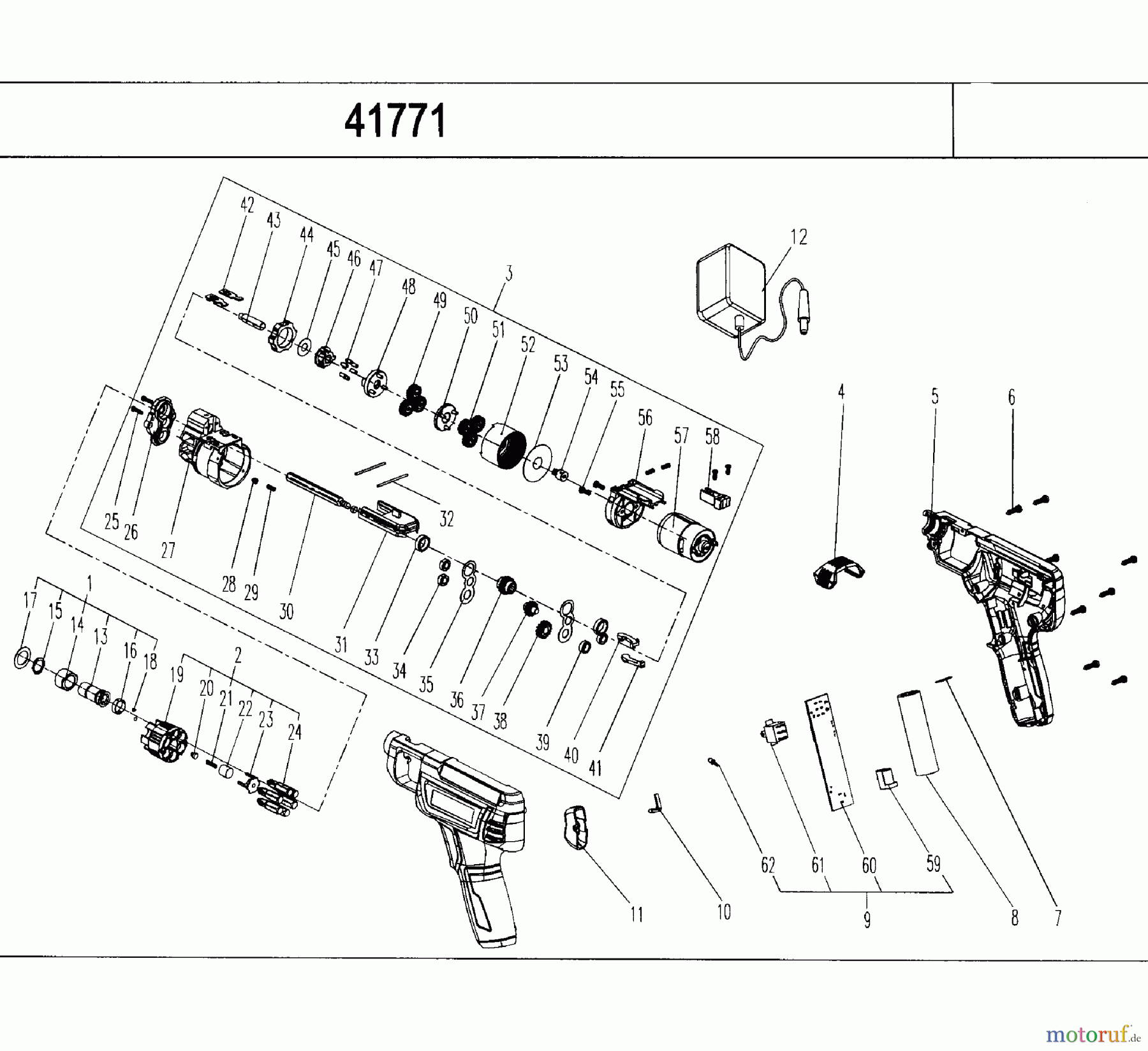  CRAFTSMAN Divers SCREWDRIVER CORDLESS 172.417710 Seite 1