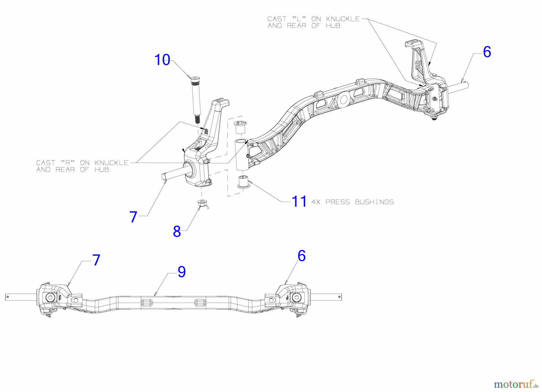  CRAFTSMAN Divers AUFSITZMÄHER CMXGRAM203301 Seite 1