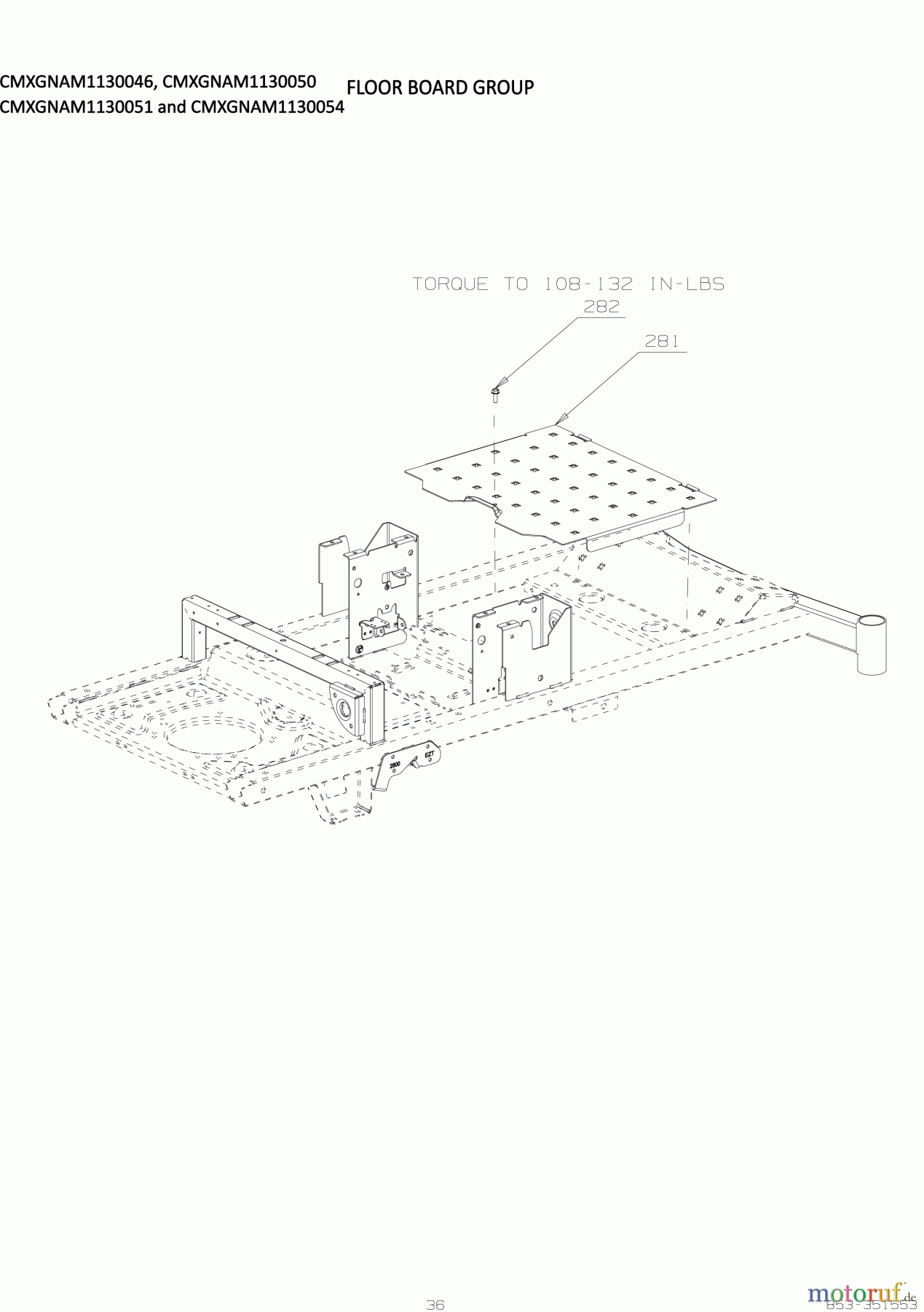  CRAFTSMAN Divers ZERO TURN MOWER CMXGNAM1130051 Seite 14