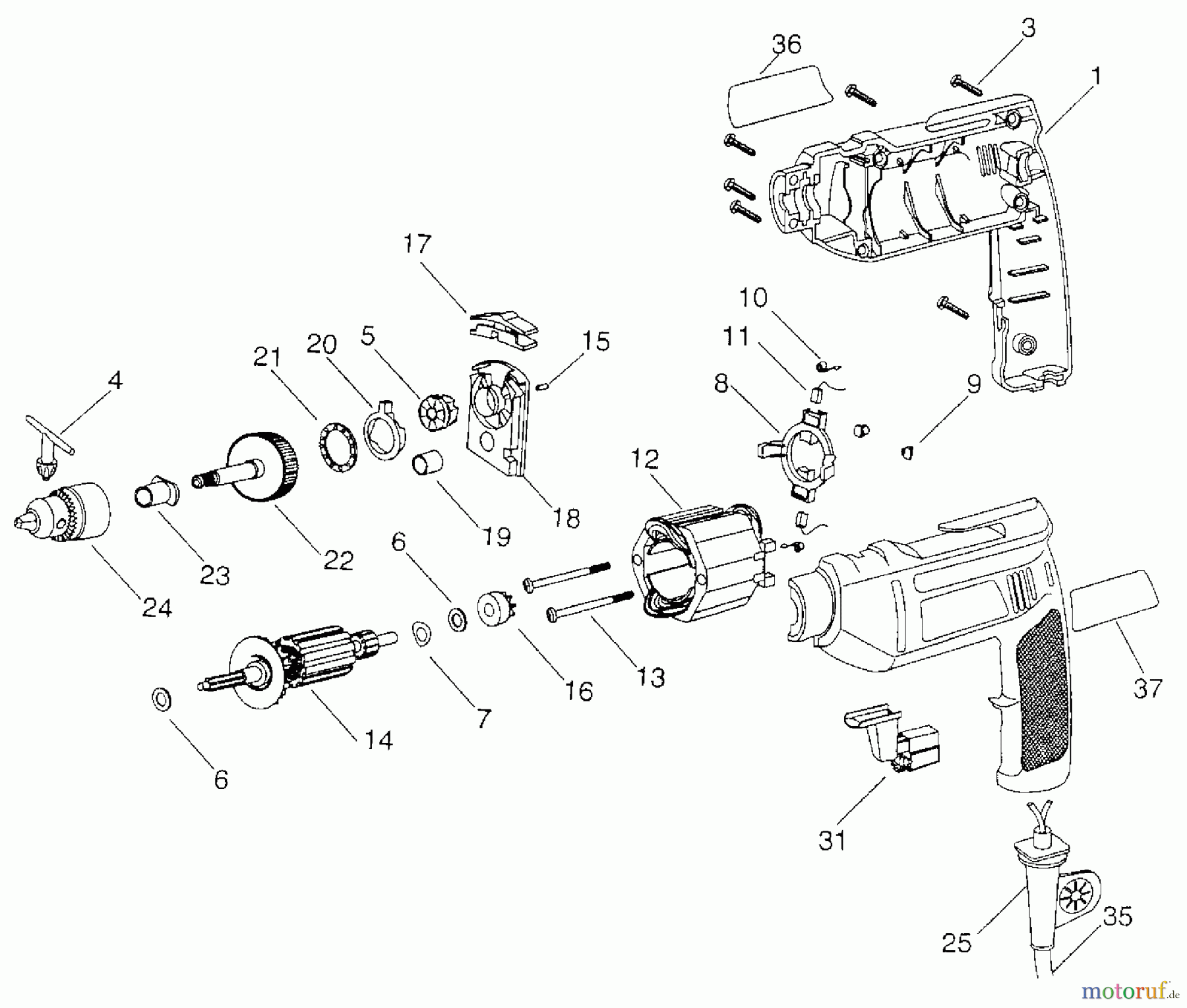 BLACK+DECKER Divers 3/8 HAMMER DRILL 7933 Seite 1