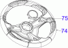 CRAFTSMAN AUFSITZMÄHER CMXGRAM7368327 Ersatzteile Seite 22