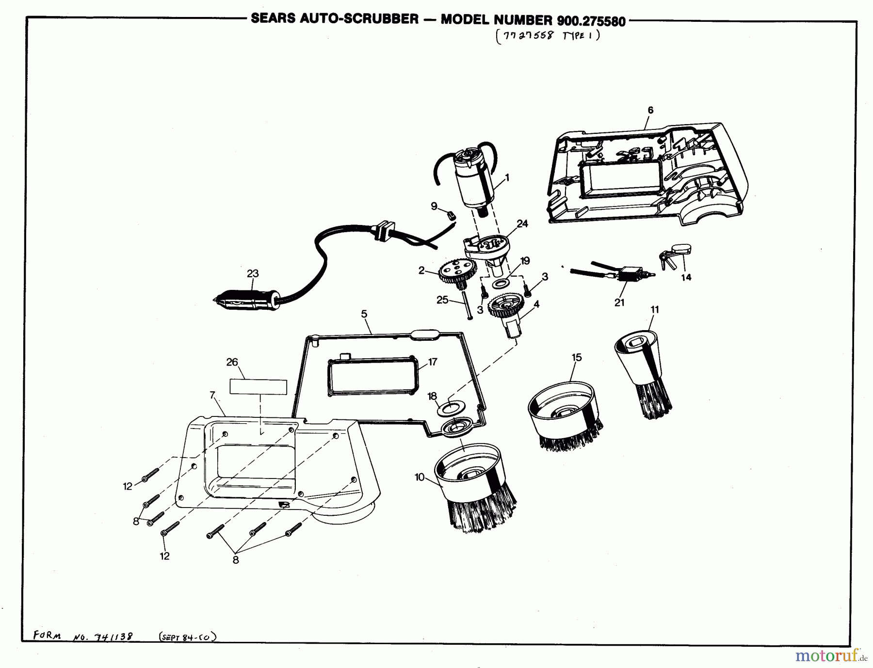  OEM Black und Decker Divers SÄBELSÄGE 27558 Seite 1