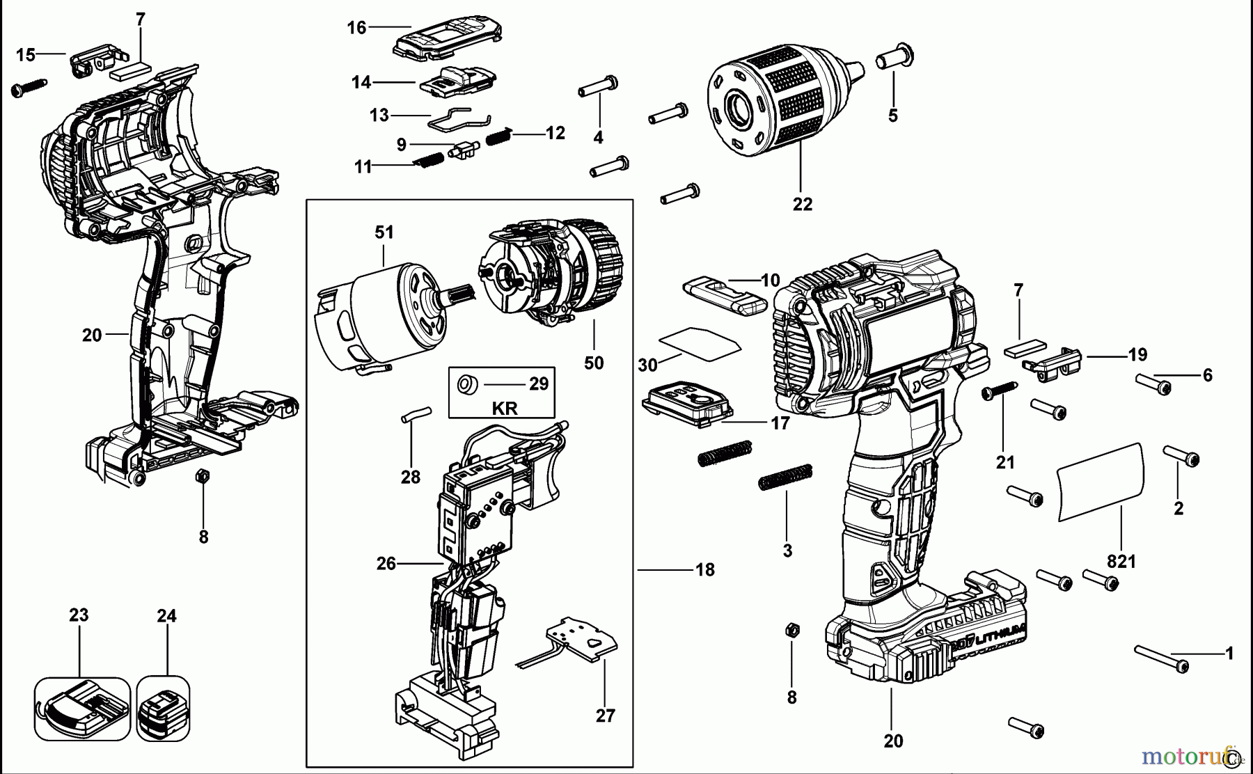 STANLEY CORDLESS DRILLS CDLS DRILLS 18V AKKU-BOHRMASCHINE STDC411L Seite 1