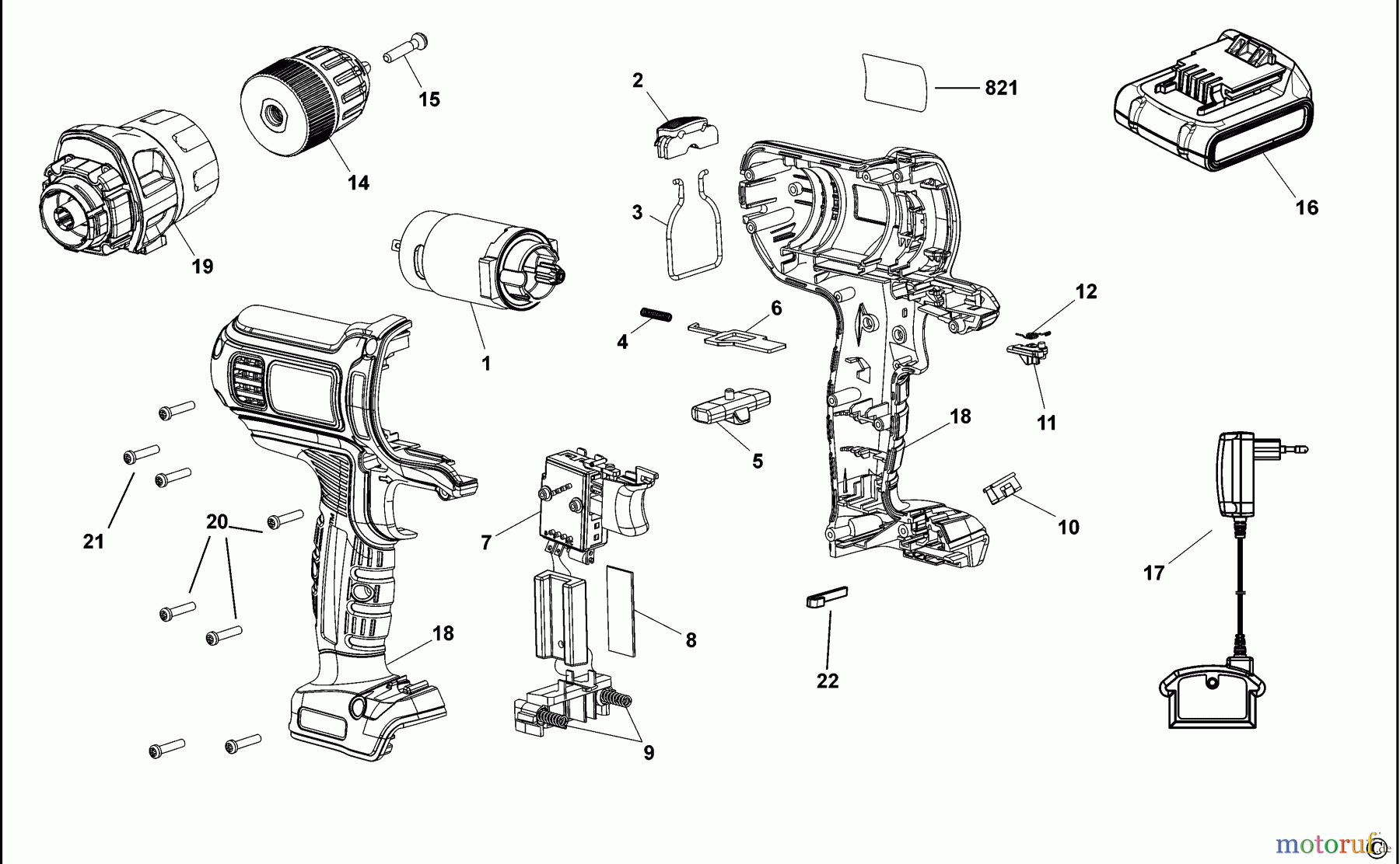 BLACK+DECKER INNENAUSSTATTUNG MULTITOOL MULTITOOL EVO141 Seite 1
