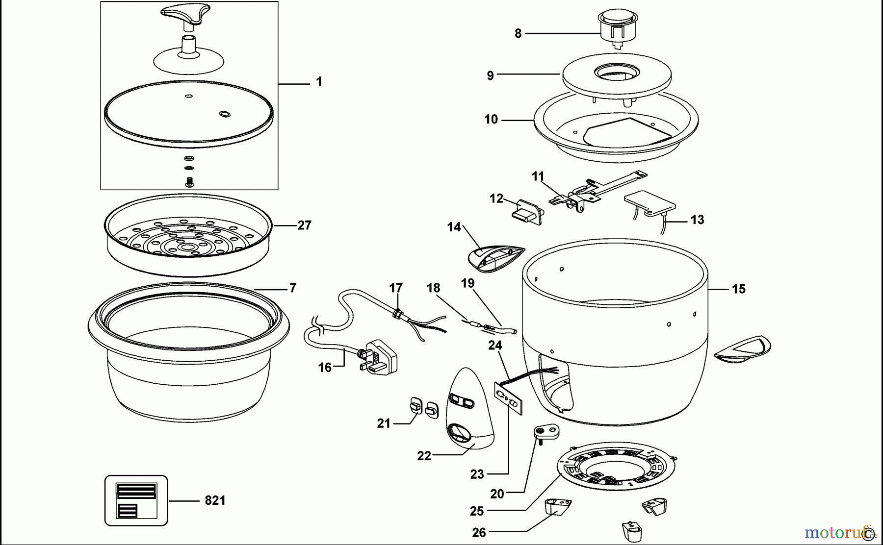  BLACK+DECKER HAUSHALT KOCHEN REISKOCHER RC1050 Seite 1