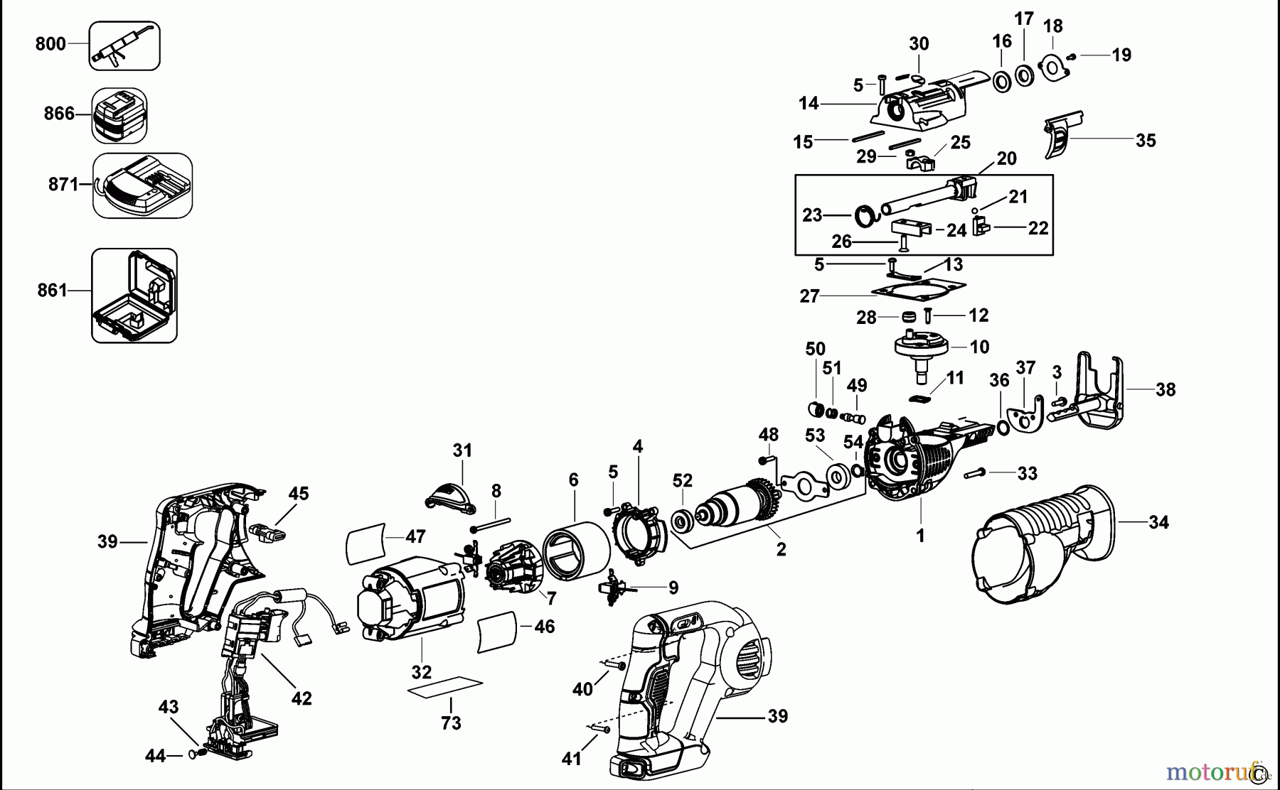 DEWALT HOLZARBEITEN SCHNEIDESÄGEN AKKU SÄBELSÄGE DCS380 Seite 1