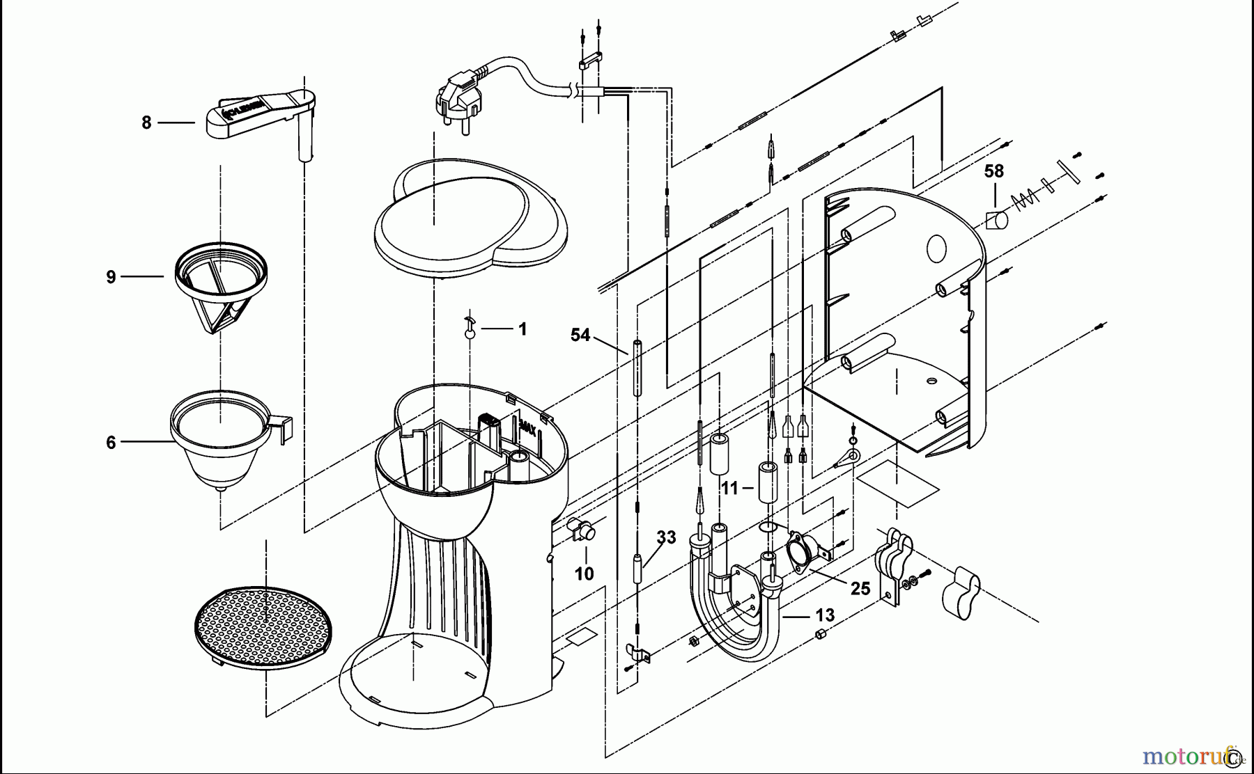 BLACK+DECKER HAUSHALT GETRÄNKE KAFFEEMASCHINE DCM25 Seite 1