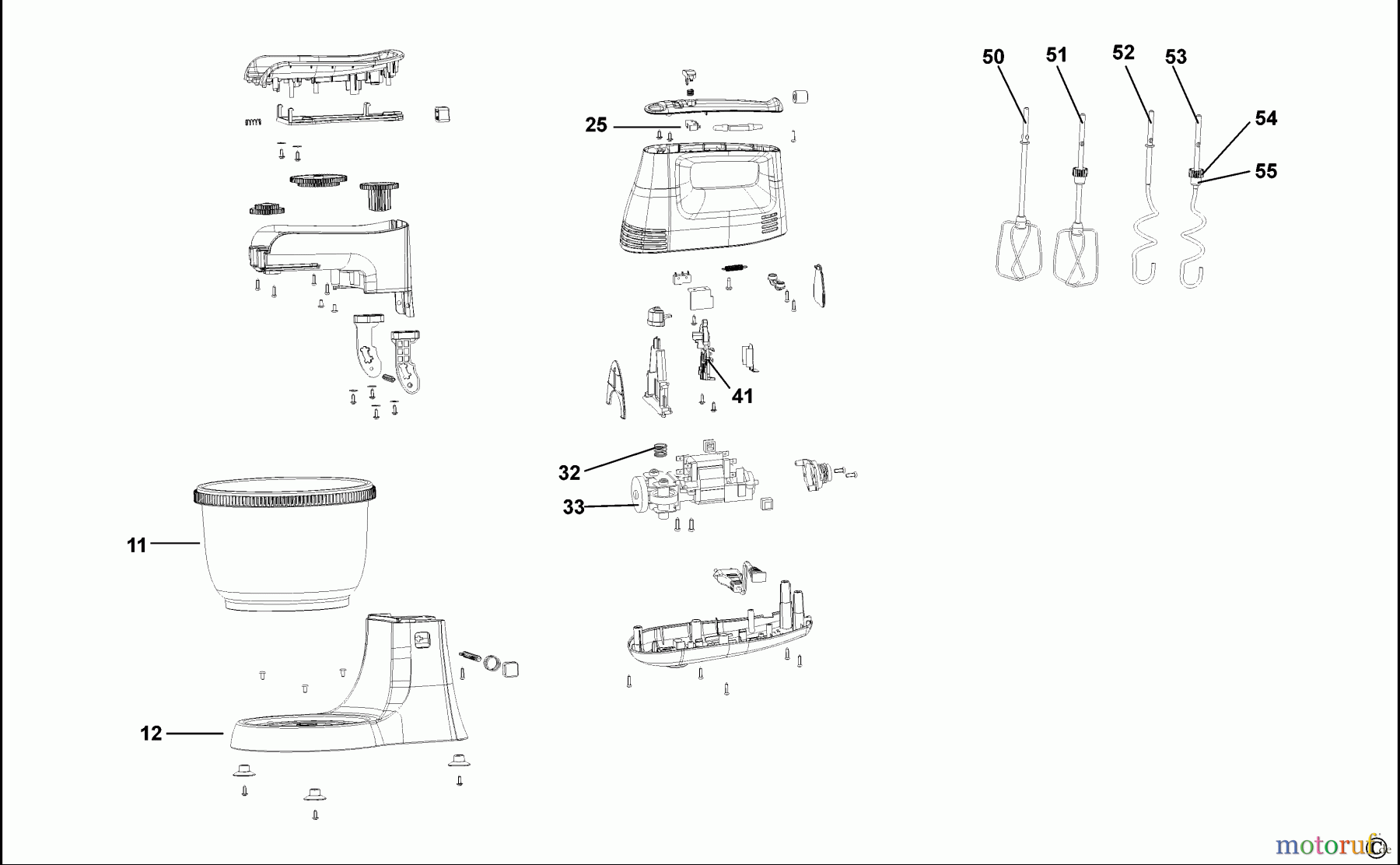 BLACK+DECKER HAUSHALT LEBENSMITTELZUBEREITUNG MISCHER M700 Seite 1