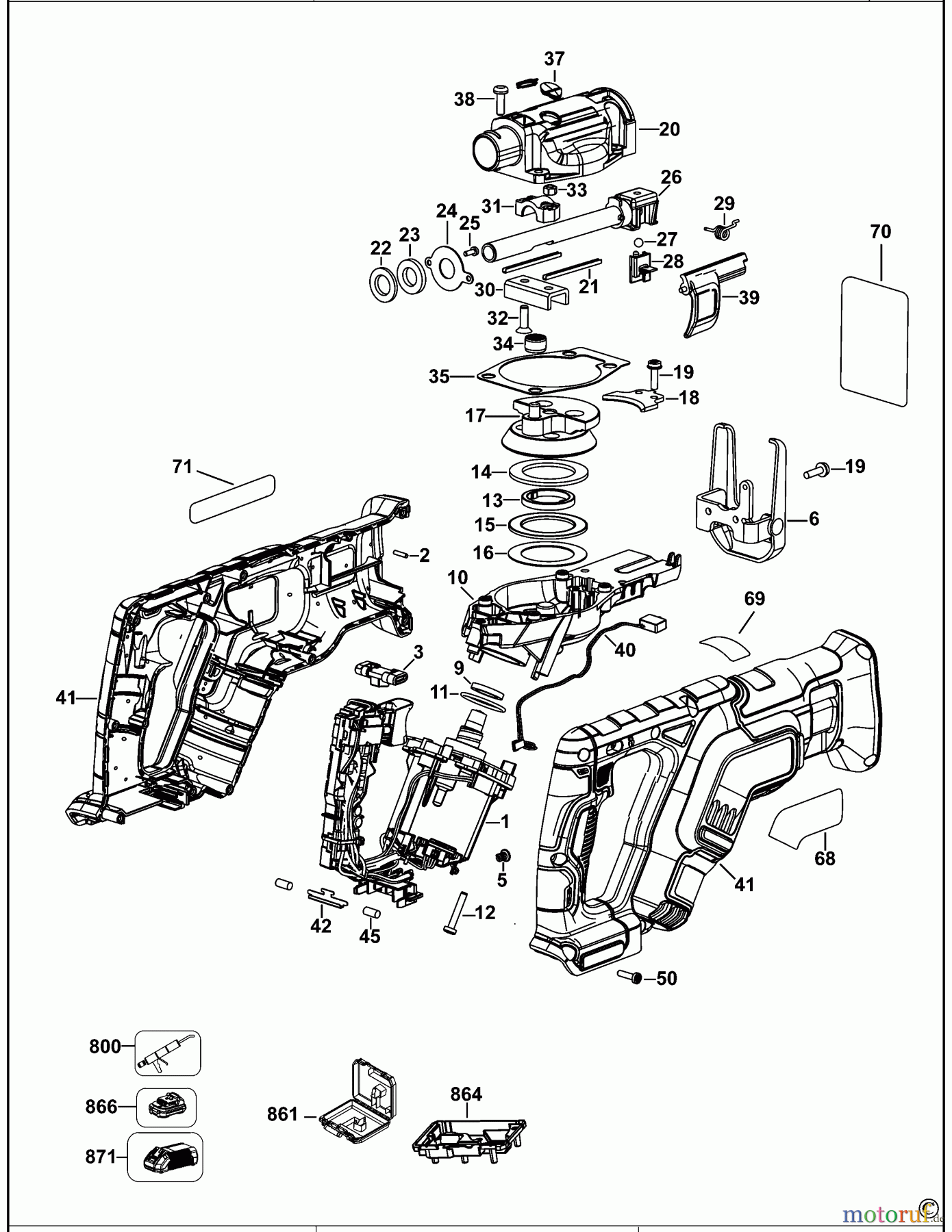 DEWALT HOLZARBEITEN SCHNEIDESÄGEN AKKU SÄBELSÄGE DCS367 Seite 1
