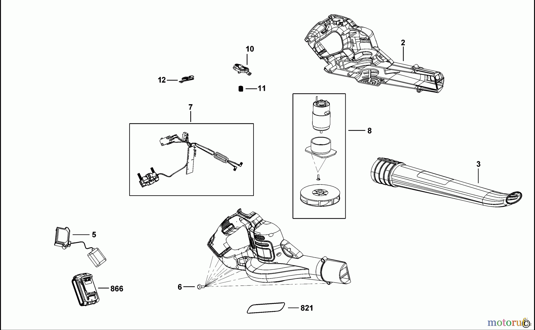 BLACK+DECKER AUSSERHALB RASENMÄHER, HÄCKSLER UND KEHRMASCHINEN RUCKSACKGEBLÄSE GWC1820PCB Seite 1