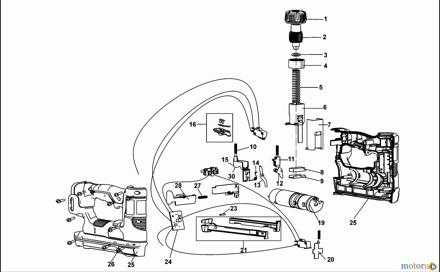  BLACK+DECKER INNENAUSSTATTUNG FIXIERUNGEN HEFTER BDCT12 Seite 1