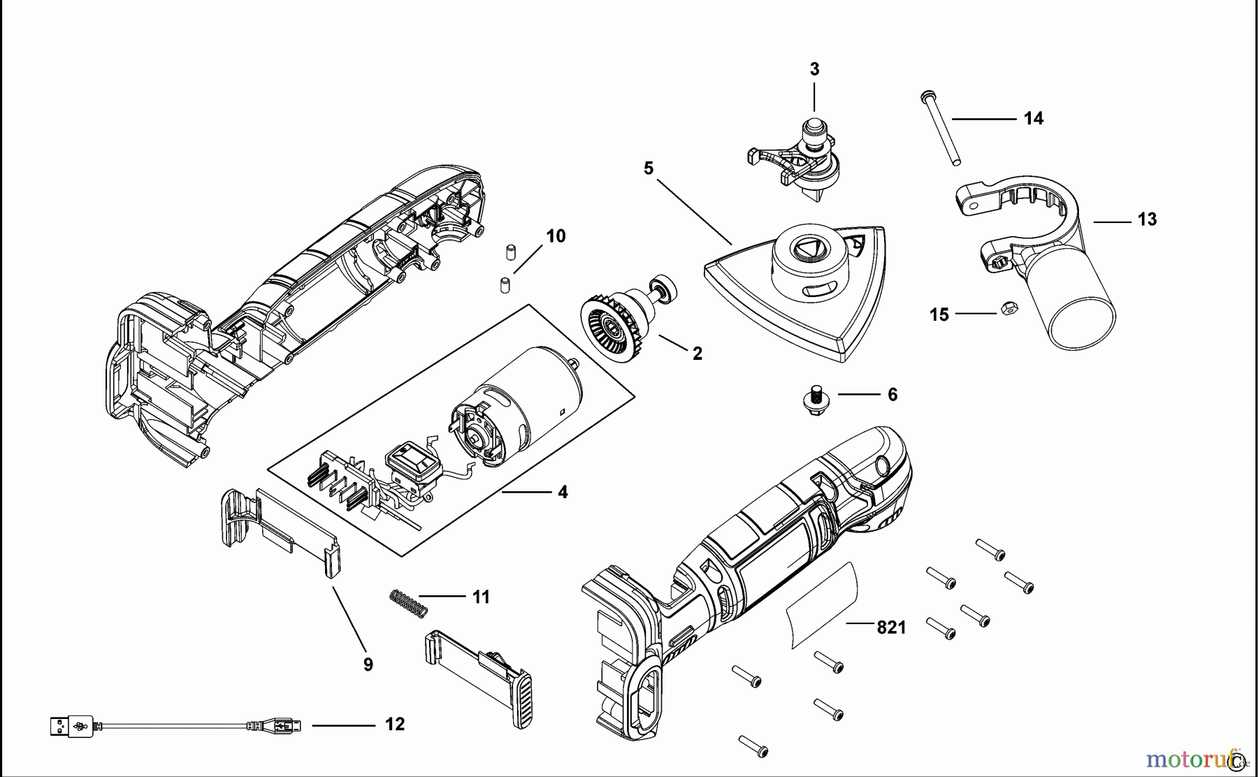 BLACK+DECKER INNENAUSSTATTUNG ABSCHLEIFGERÄT SCHLEIFER BDCDS12 Seite 1