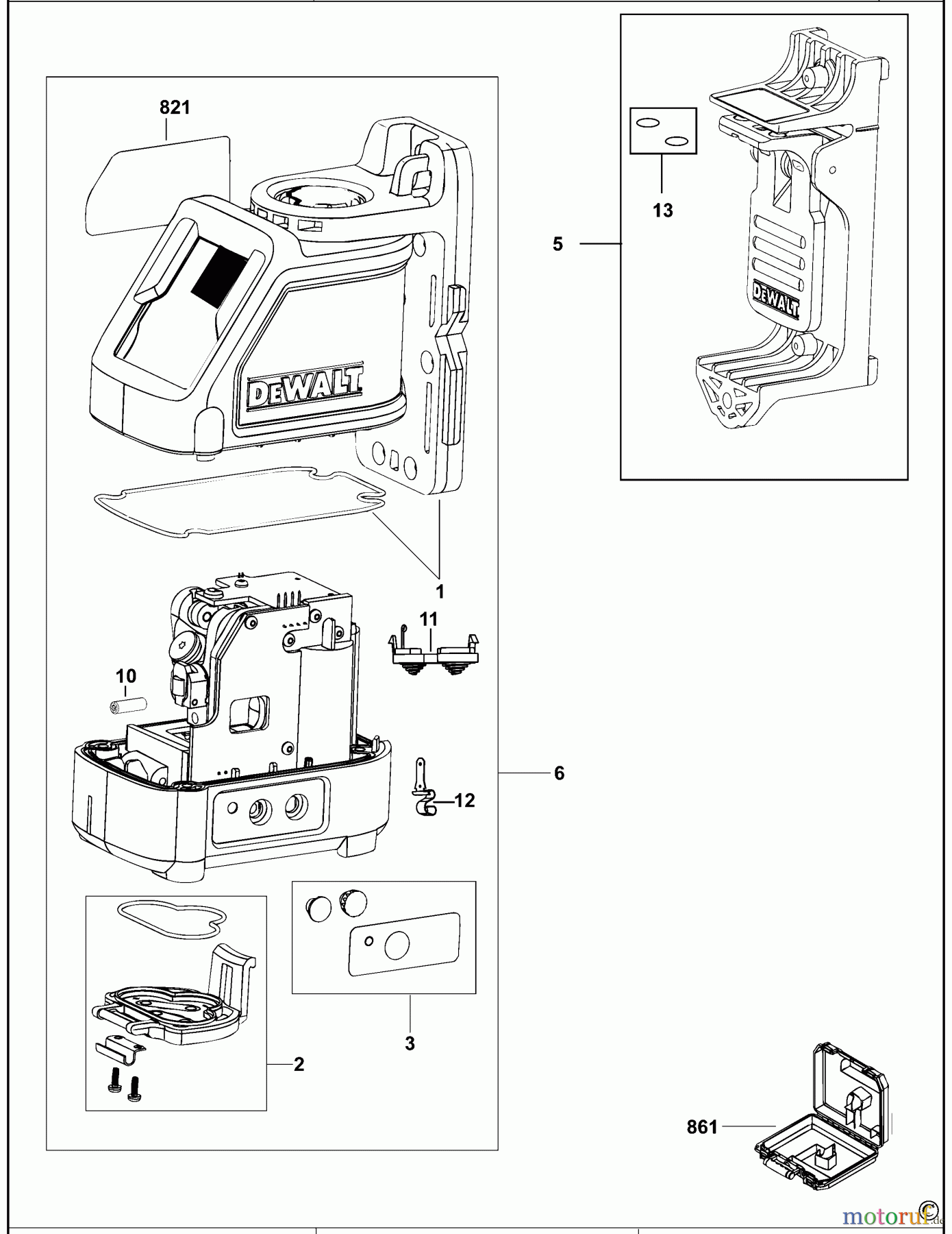 DEWALT LASERS KREUZLINIENLASER DW088 Seite 1