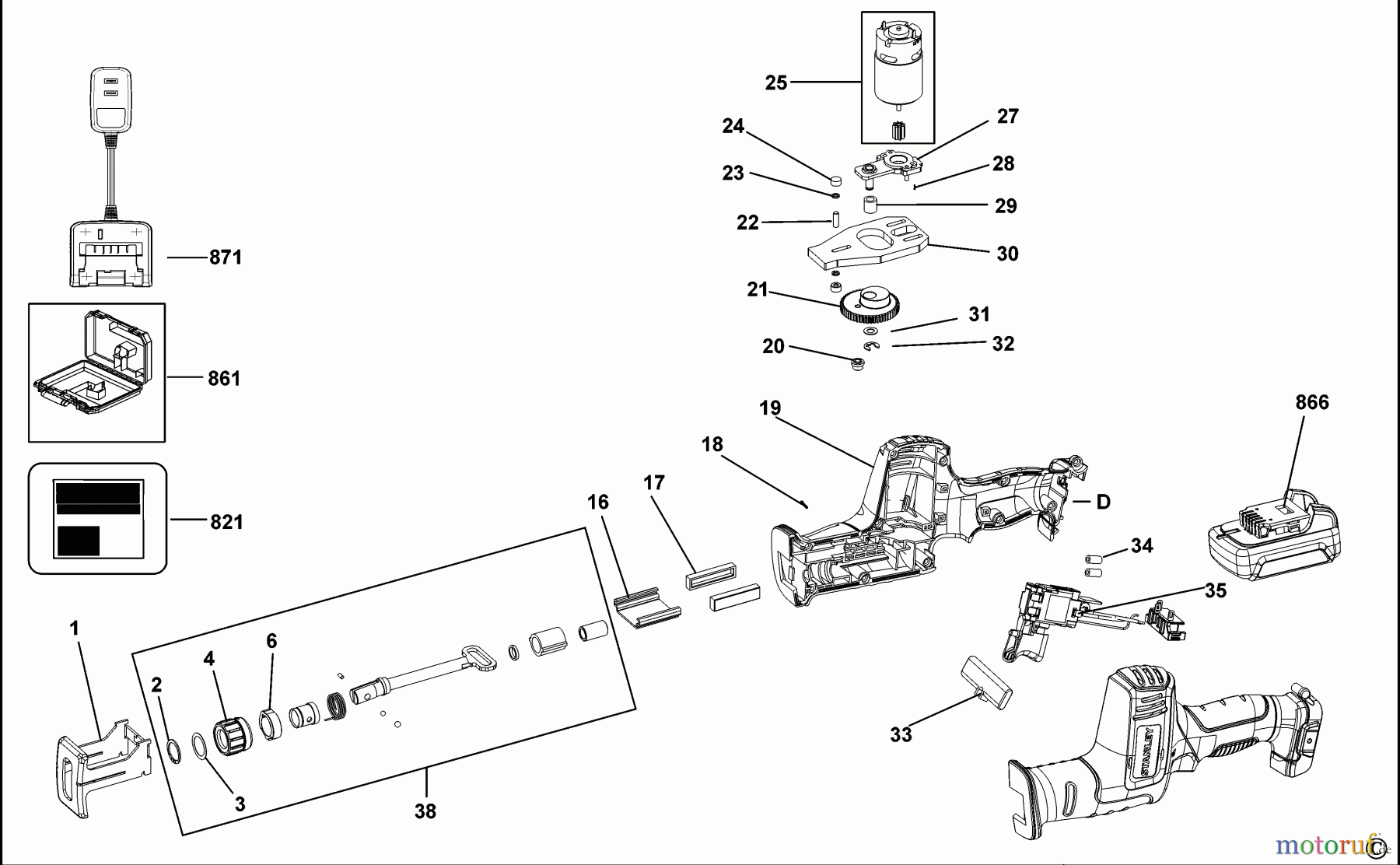 BLACK+DECKER PROFESSIONELL SÄGE SÄBELSÄGE BDR12 Seite 2