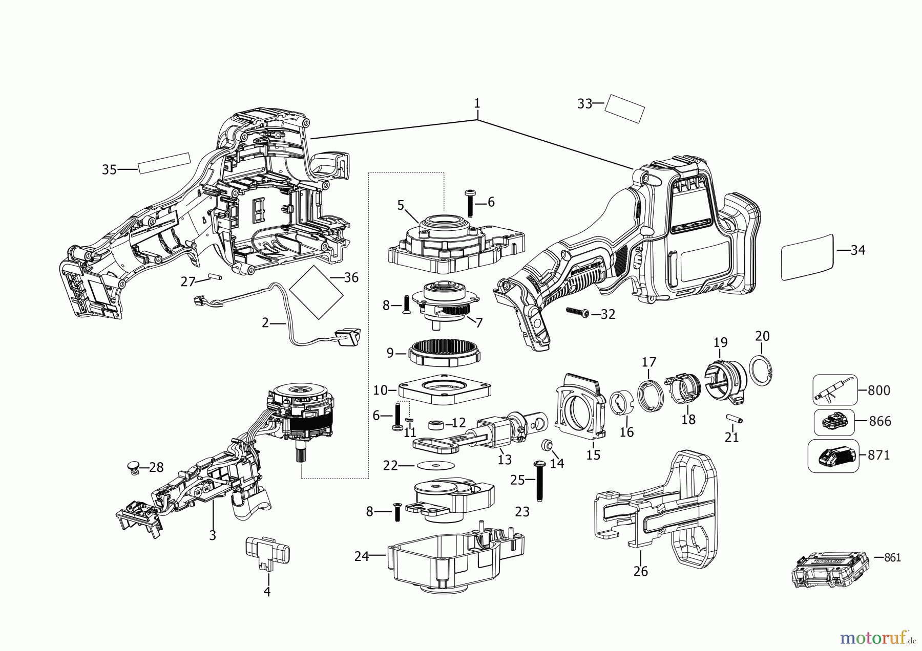  DEWALT HOLZARBEITEN SCHNEIDESÄGEN AKKU SÄBELSÄGE DCS312D2 Seite 2