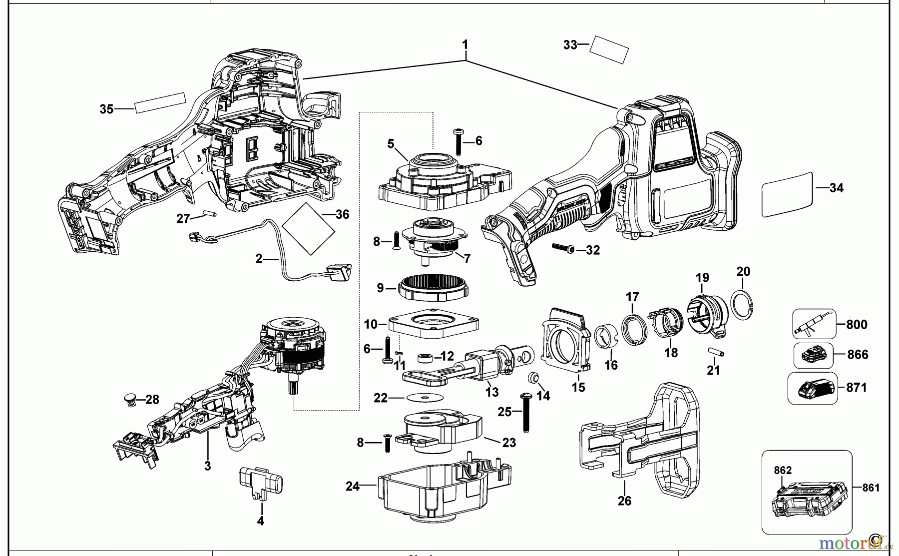  DEWALT HOLZARBEITEN SCHNEIDESÄGEN AKKU SÄBELSÄGE DCS312D2 Seite 1