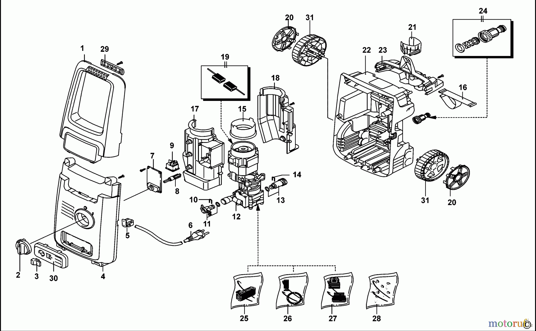  BLACK+DECKER AUSSERHALB HOCHDRUCKREINIGER, PUMPEN, KOMPRESSOREN, GENERATOREN HOCHDRUCKREINIGER BW14 Seite 1