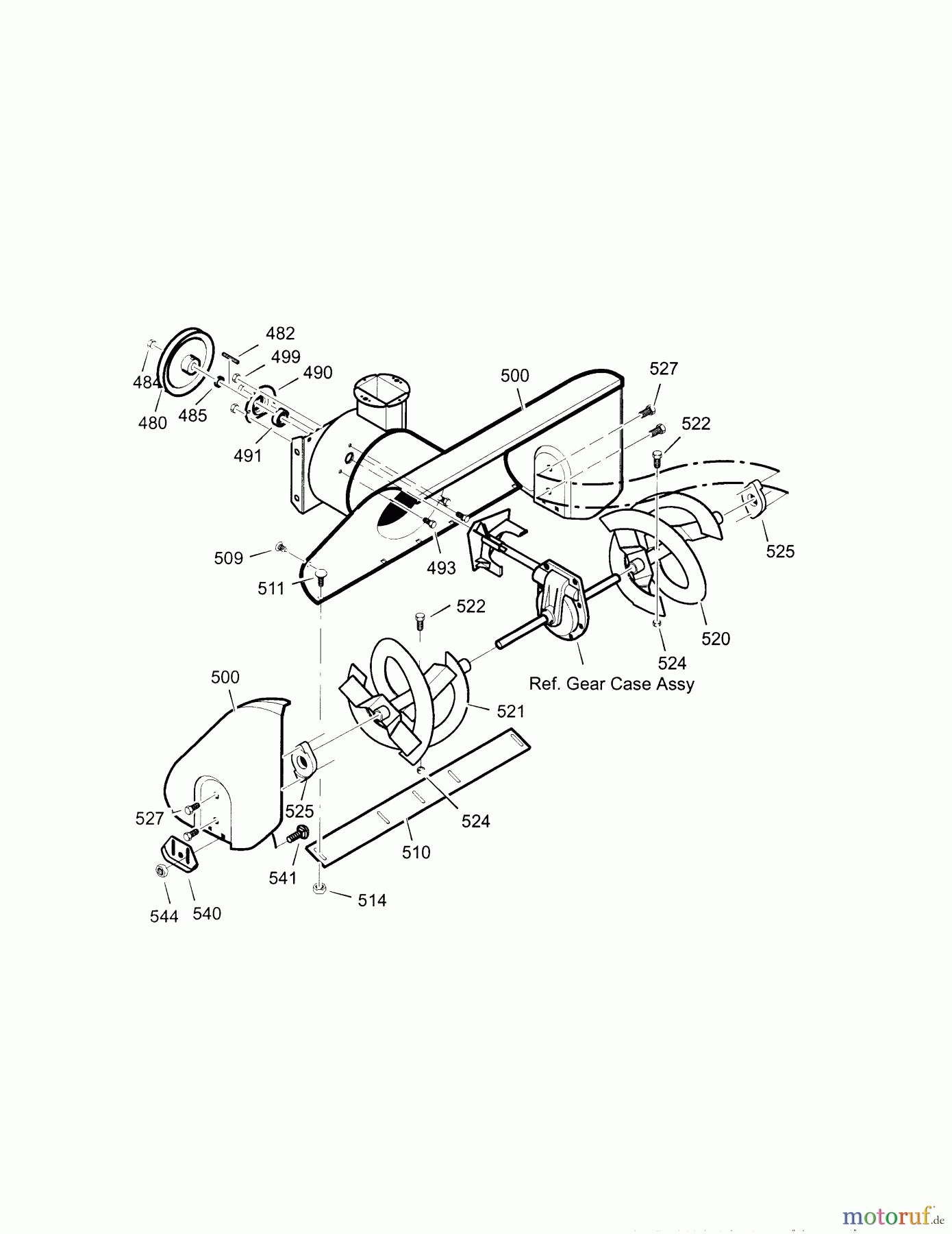 CRAFTSMAN Divers SNOWTHROWER- GAS 536.889250 Seite 4