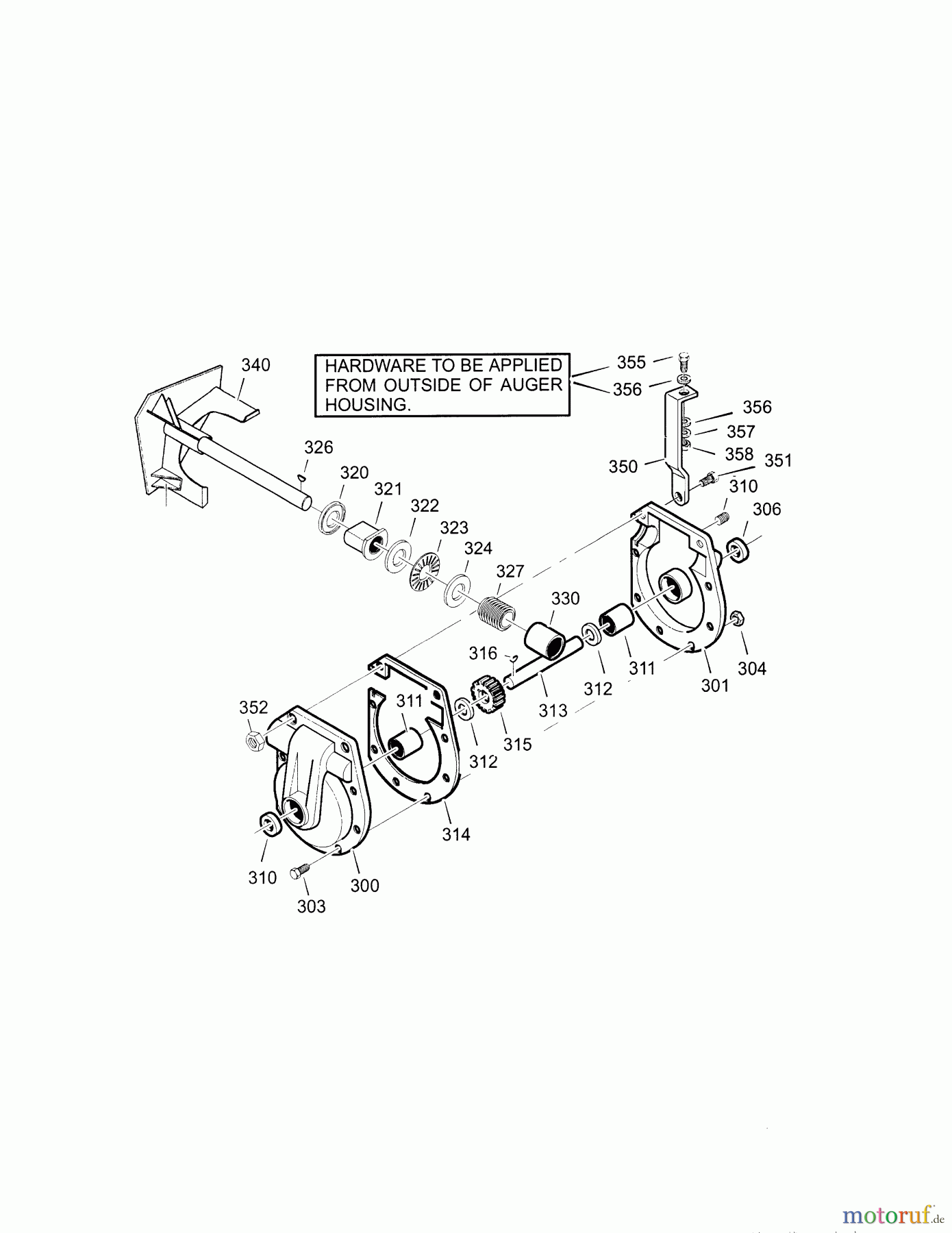 CRAFTSMAN Divers SNOWTHROWER- GAS 536.889250 Seite 5