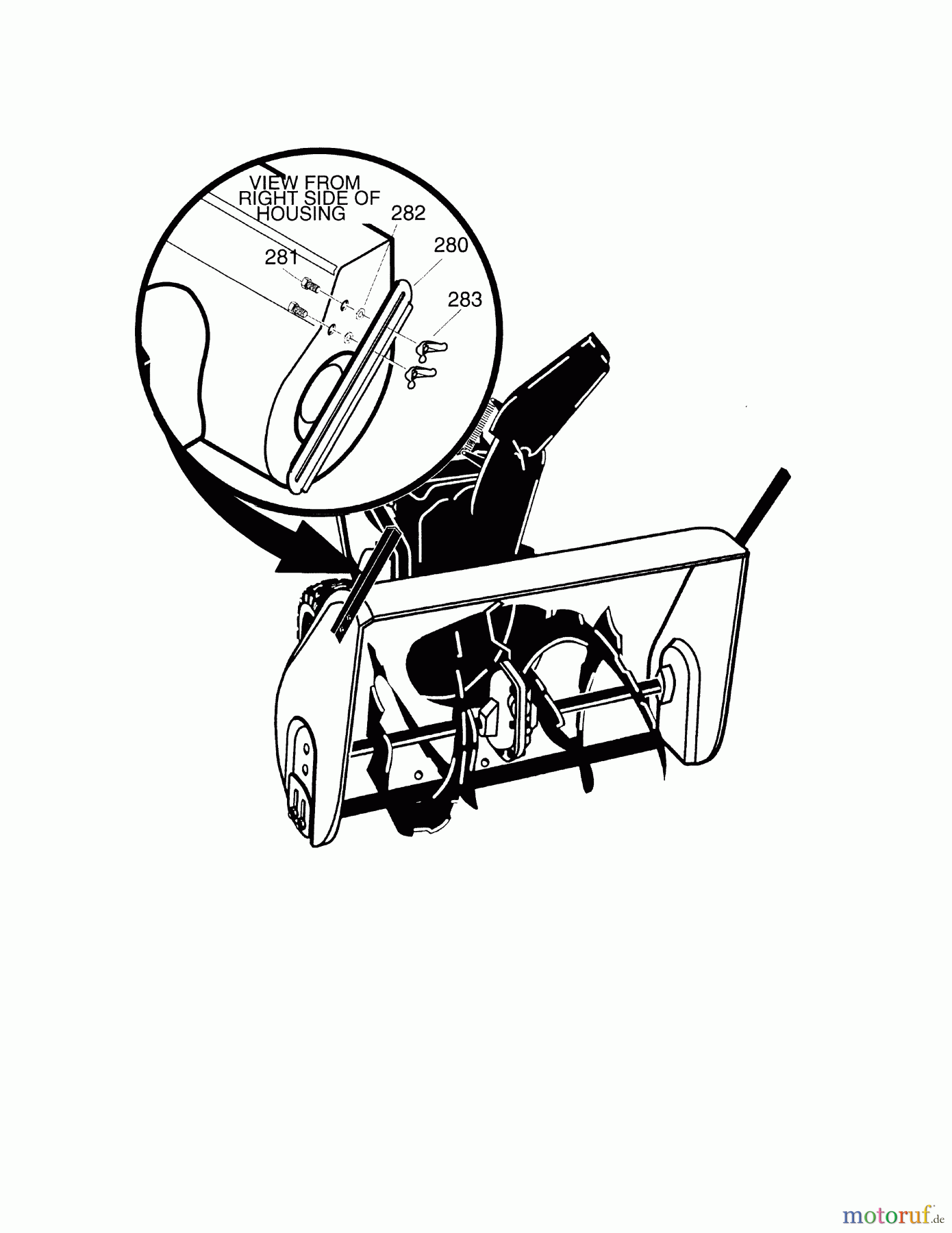 CRAFTSMAN Divers SNOWTHROWER- GAS 536.889250 Seite 13