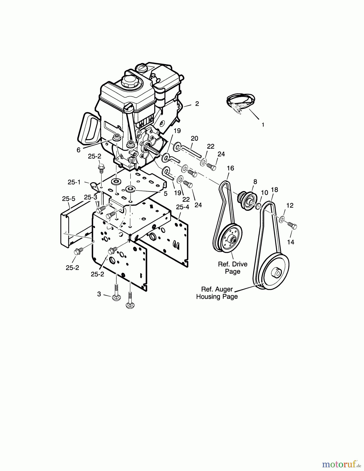 CRAFTSMAN Divers SNOWTHROWER- GAS 536.889251 Seite 1