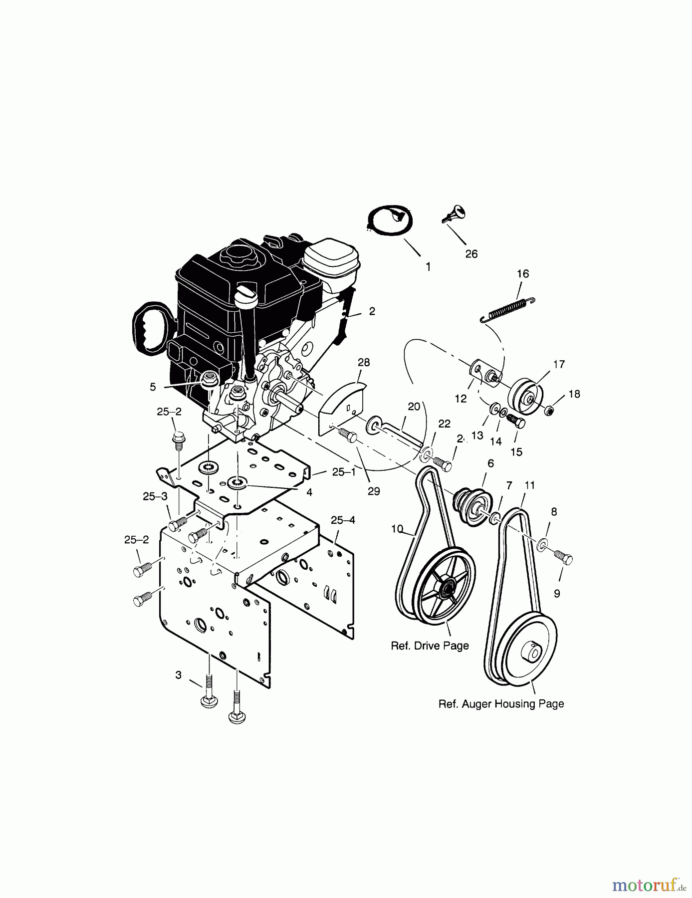  CRAFTSMAN Divers SNOWTHROWER- GAS 536.881800 Seite 1